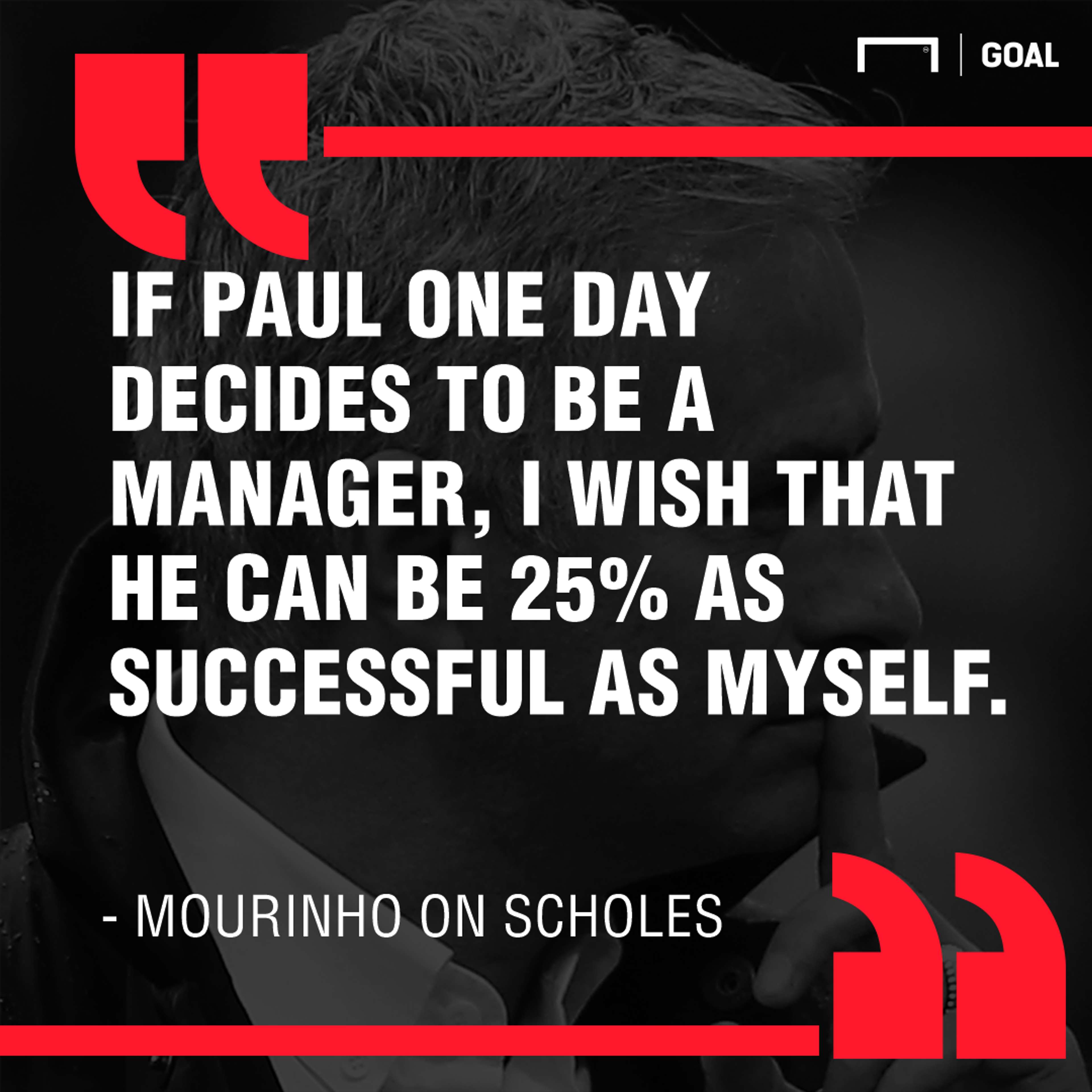 Jose Mourinho on Paul Scholes