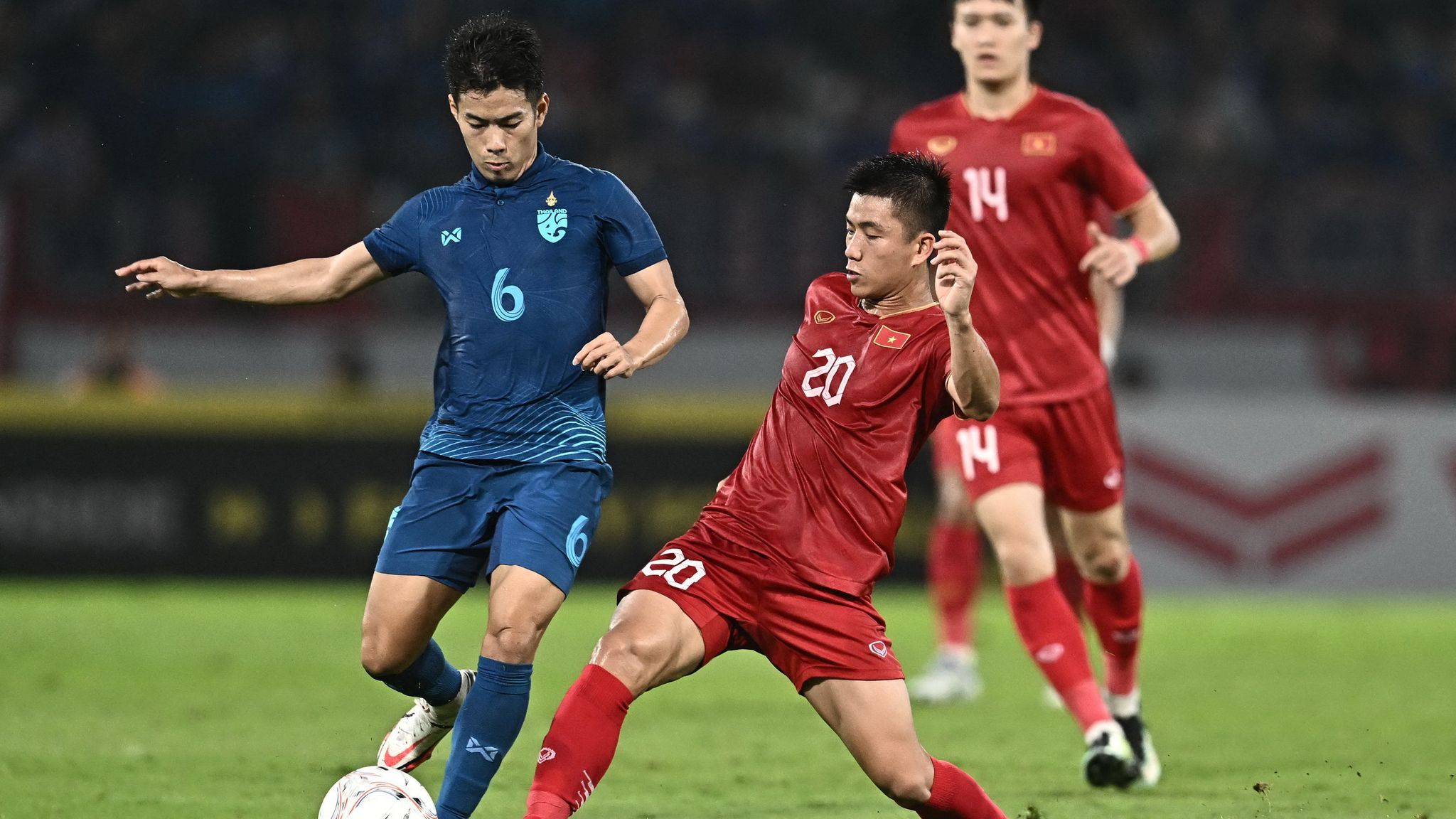 Phan Van Duc Sarach Yooyen Thailand Vietnam AFF Cup 2022 Final 16012023