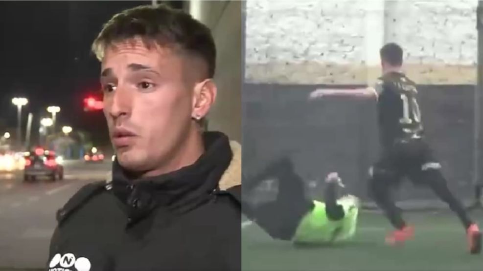 william tapon futbolista agresion arbitro