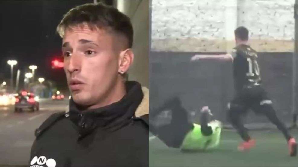 william tapon futbolista agresion arbitro