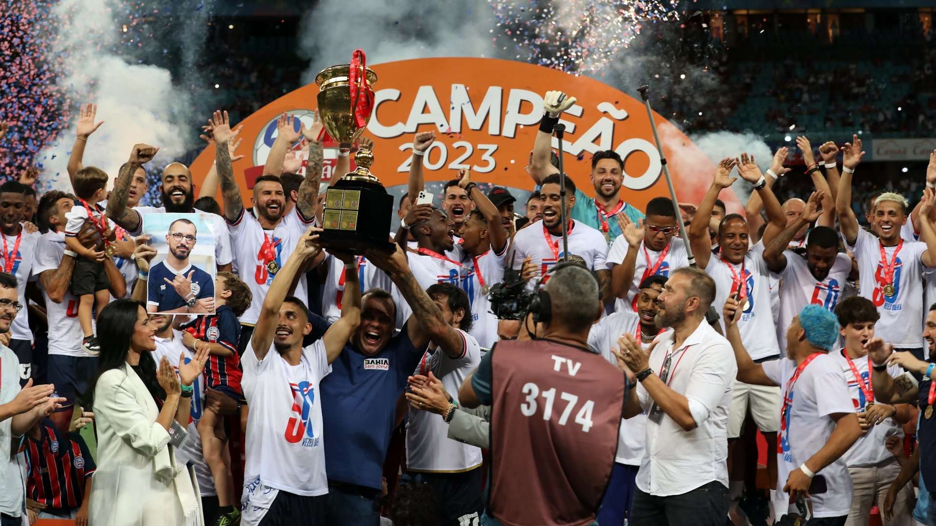 Bahia comemora o título do Campeonato Baiano 2023