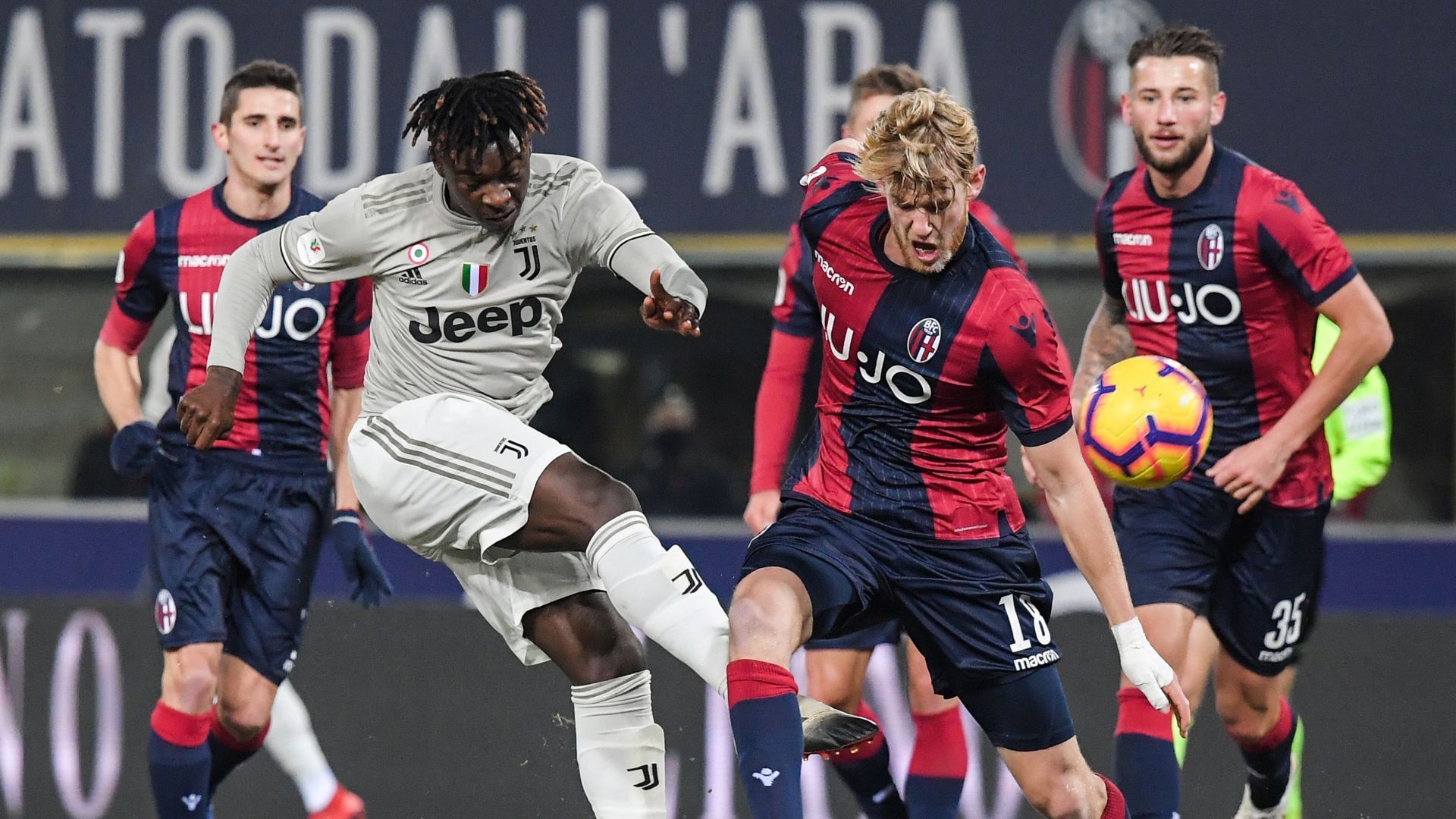 Moise Kean Bologna Juventus Coppa Italia
