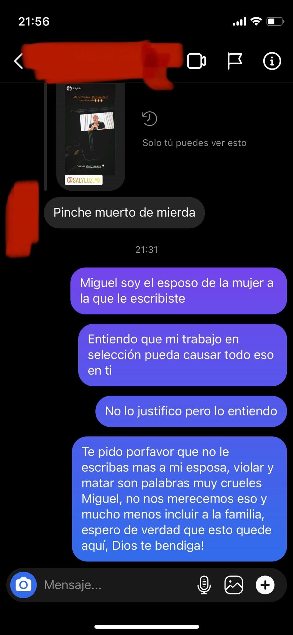 Chaka Rodriguez threats