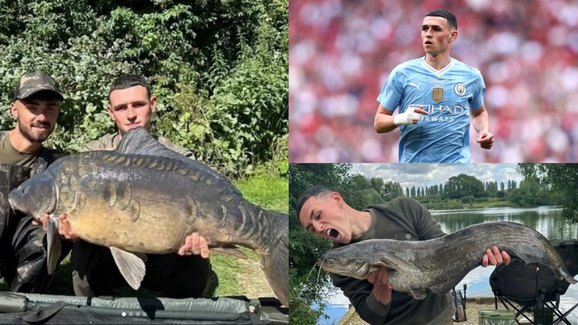 Phil Foden Fishing 2024