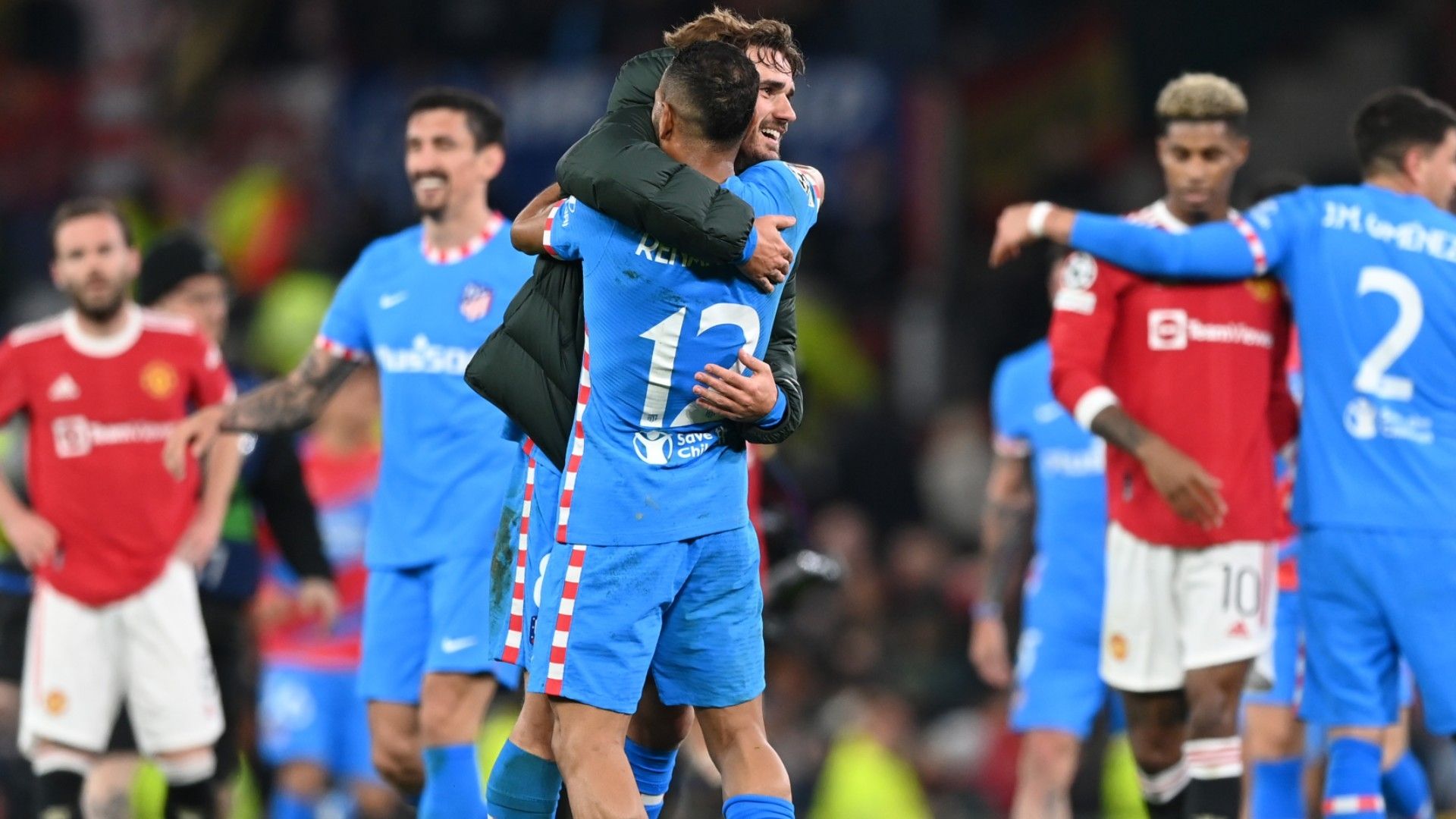 Antoine Griezmann Renan Lodi Atletico Madrid 2021-22