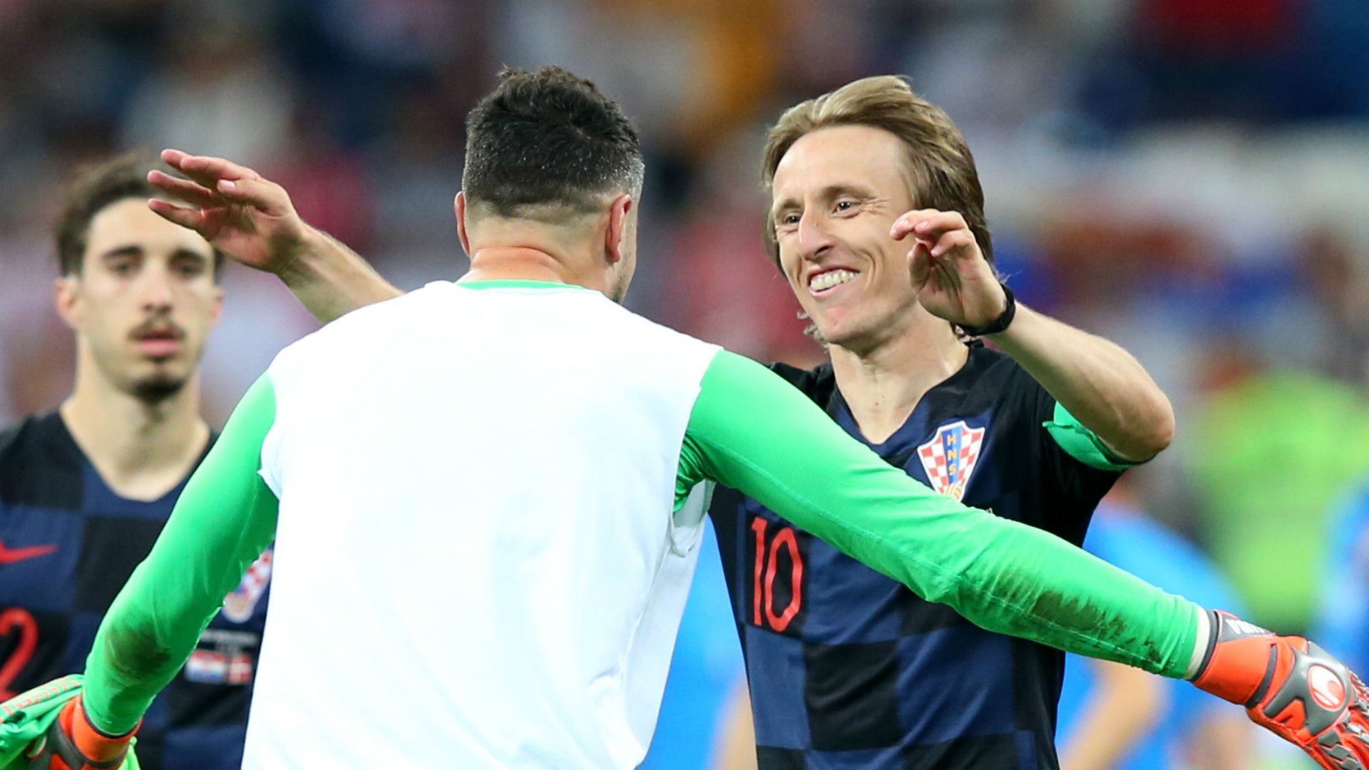 Danijel Subasic Luka Modric Croatia 2018