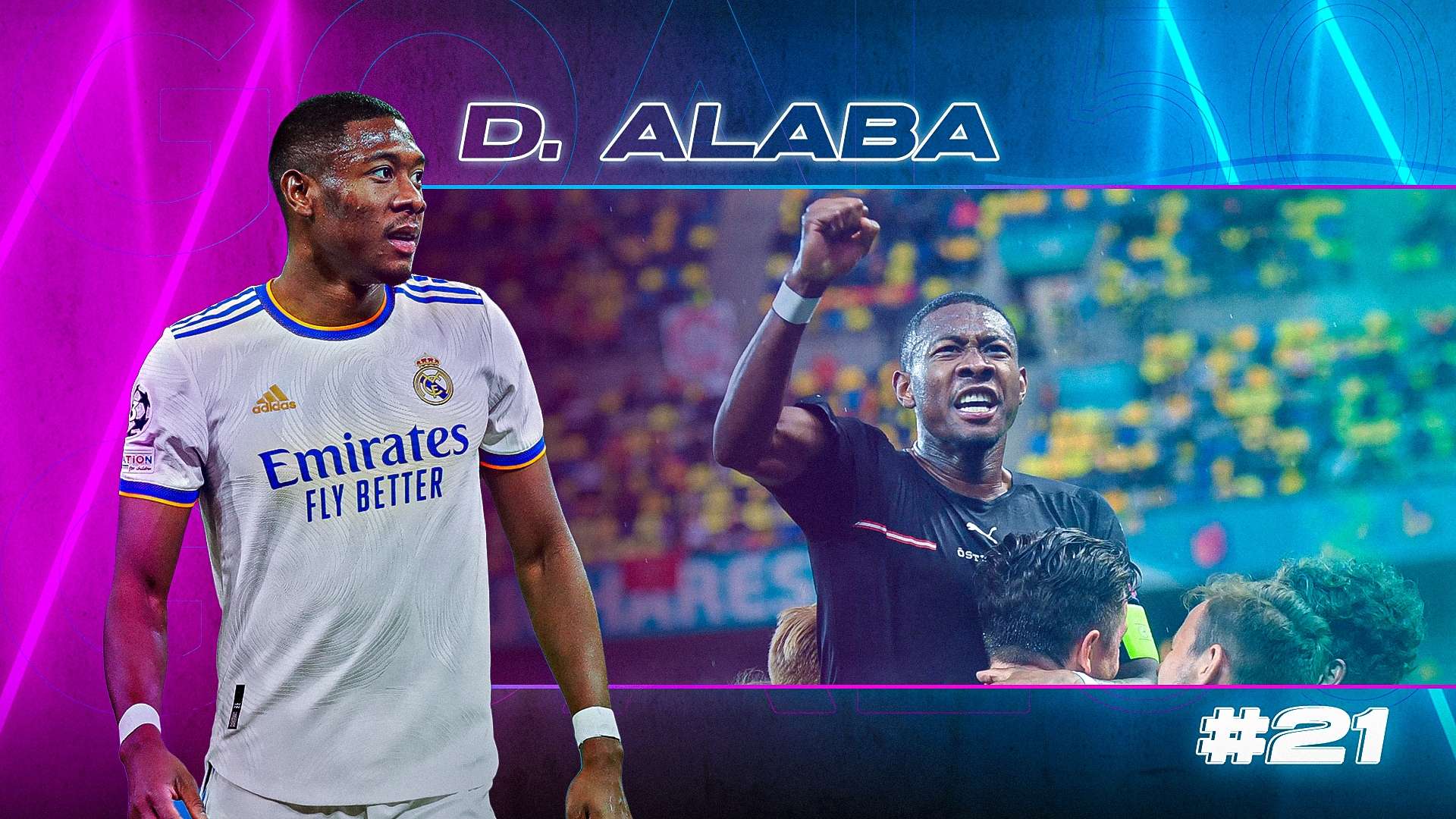 GOAL50 2022 David Alaba GFX Ranking