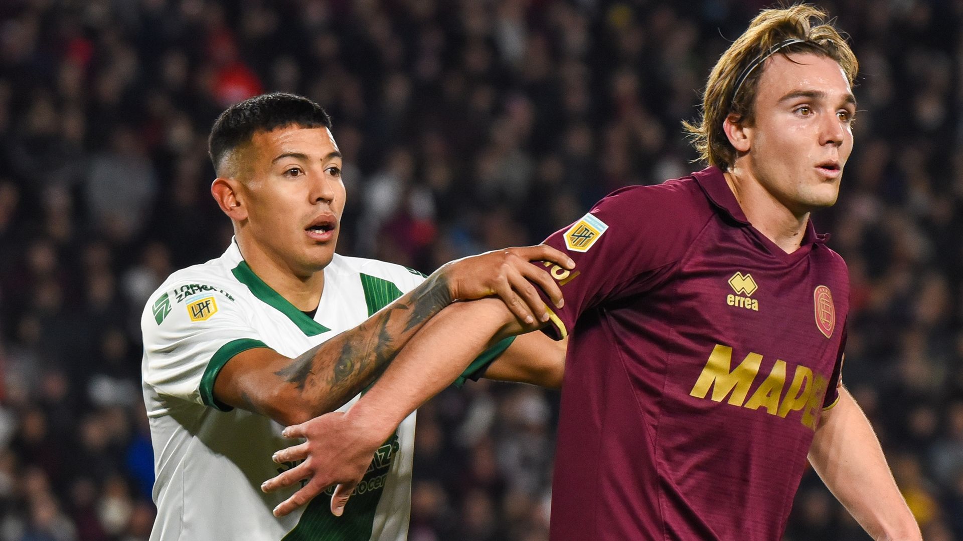 Emanuel Coronel Pedro De la Vega Lanus Banfield Torneo Liga Profesional 2023