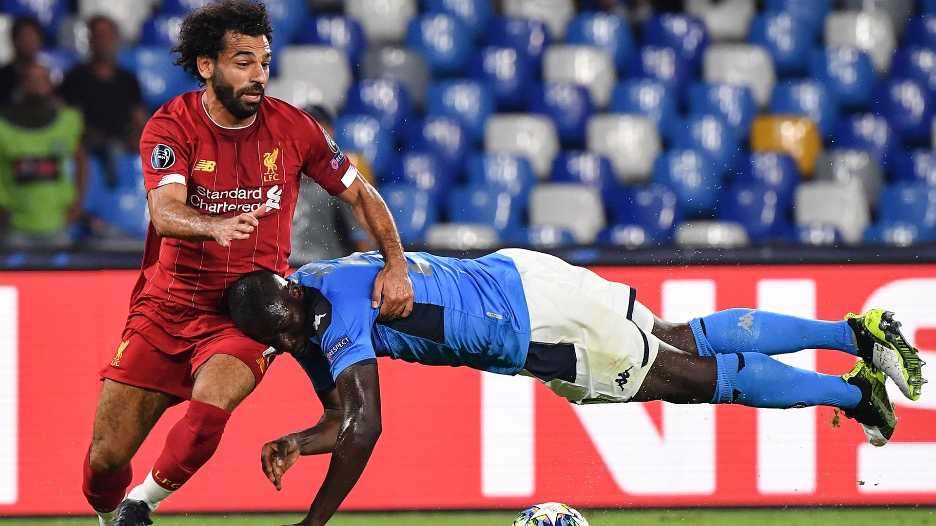Salah Koulibaly Napoli Liverpool Champions League