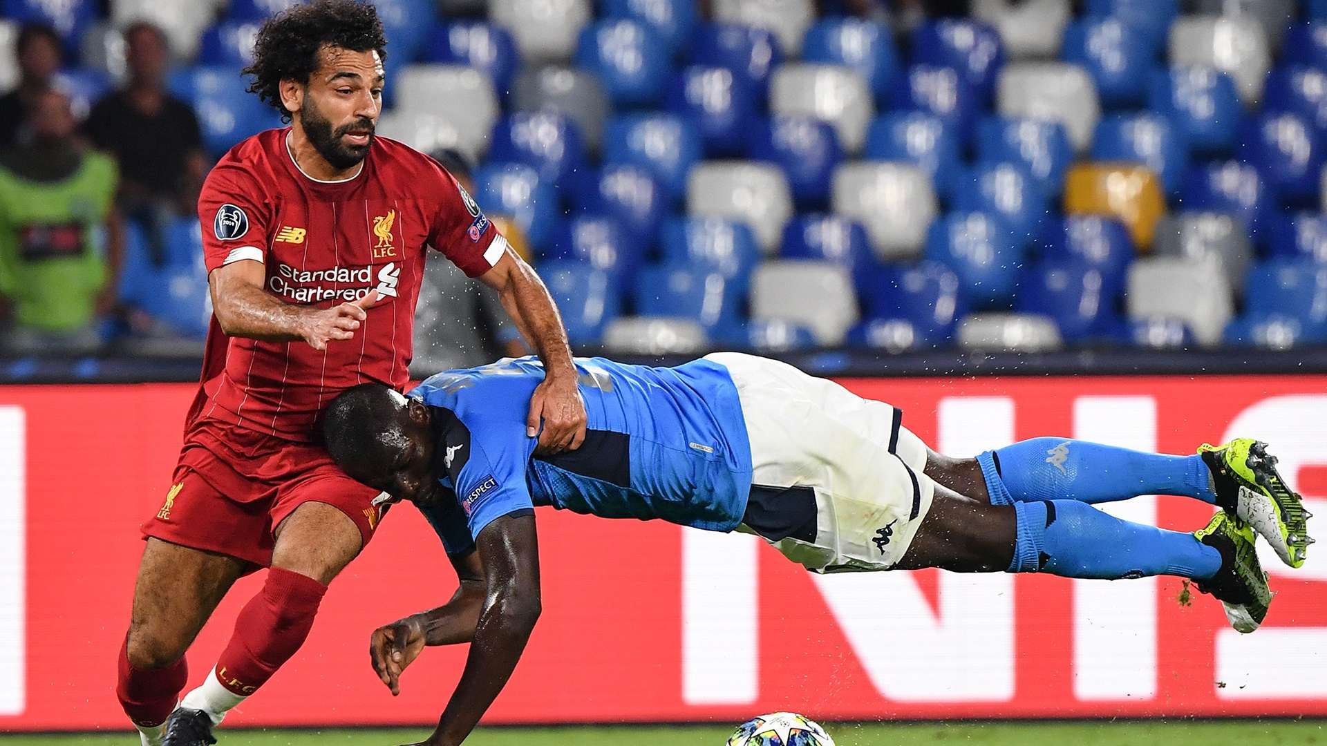Salah Koulibaly Napoli Liverpool Champions League