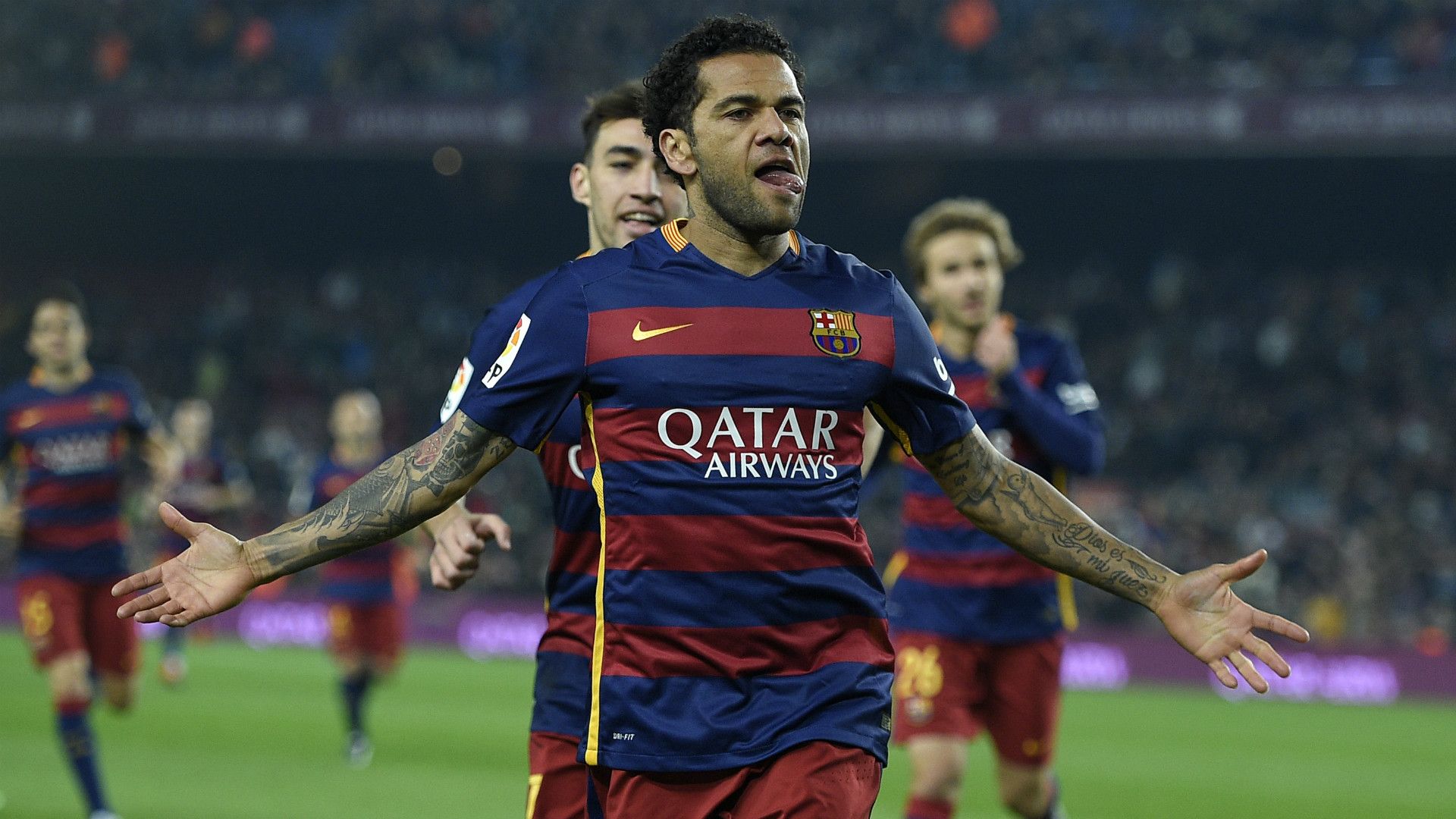 Dani Alves Barcelona Villanovense Copa del Rey