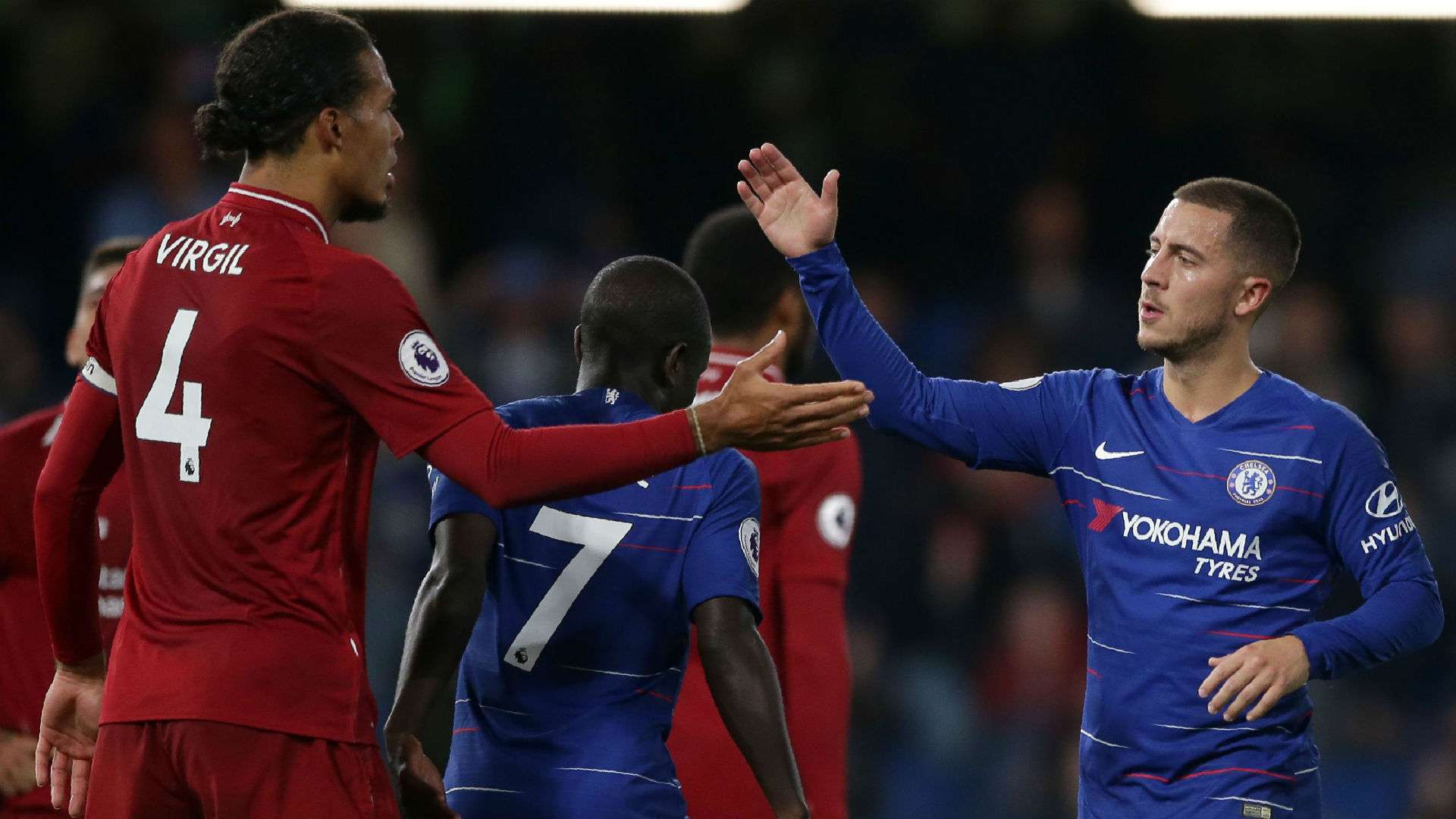 Eden Hazard Virgil van Dijk 2019