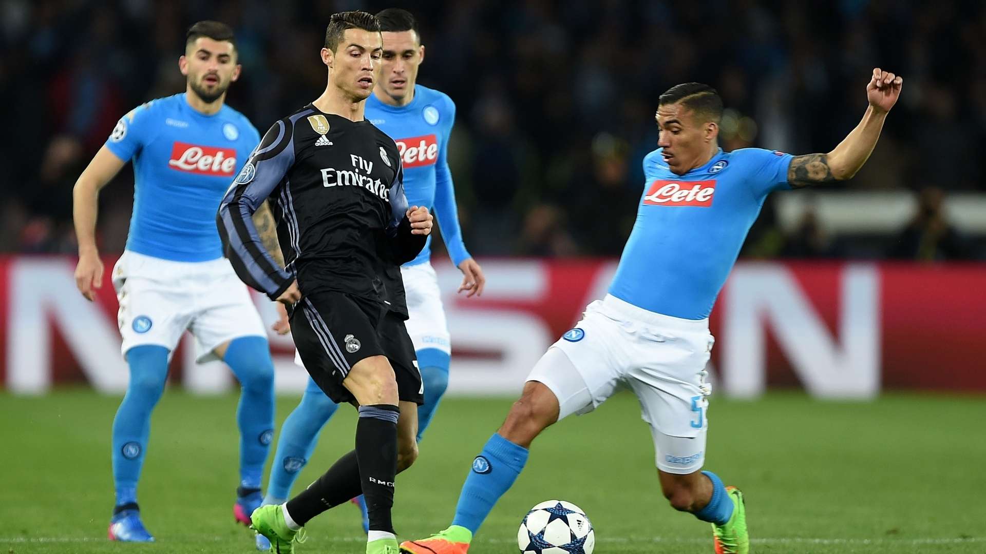 Cristiano Ronaldo Allan Napoli Real Madrid