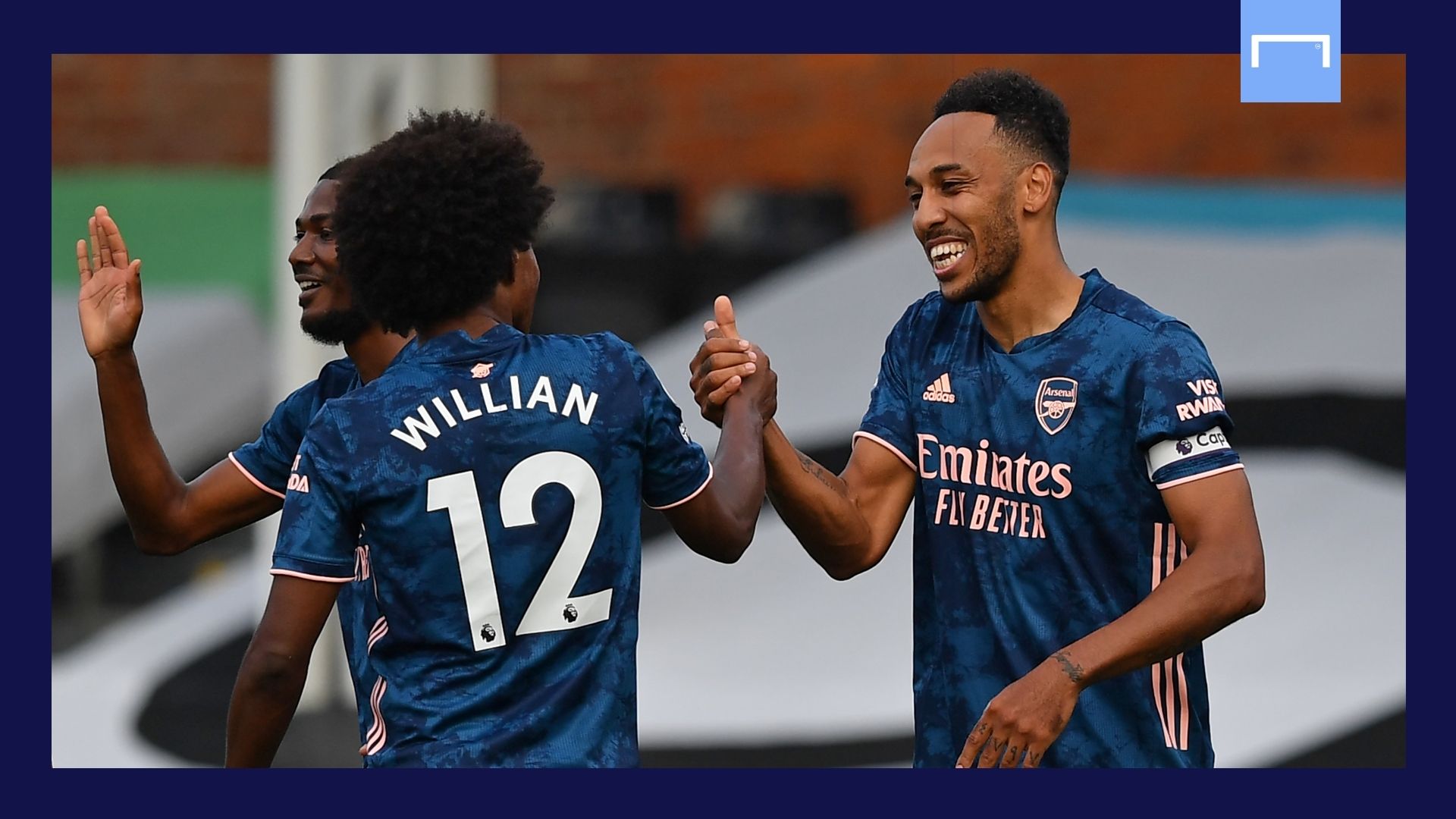 Willian Pierre-Emerick Aubameyang Arsenal 2020-21 GFX