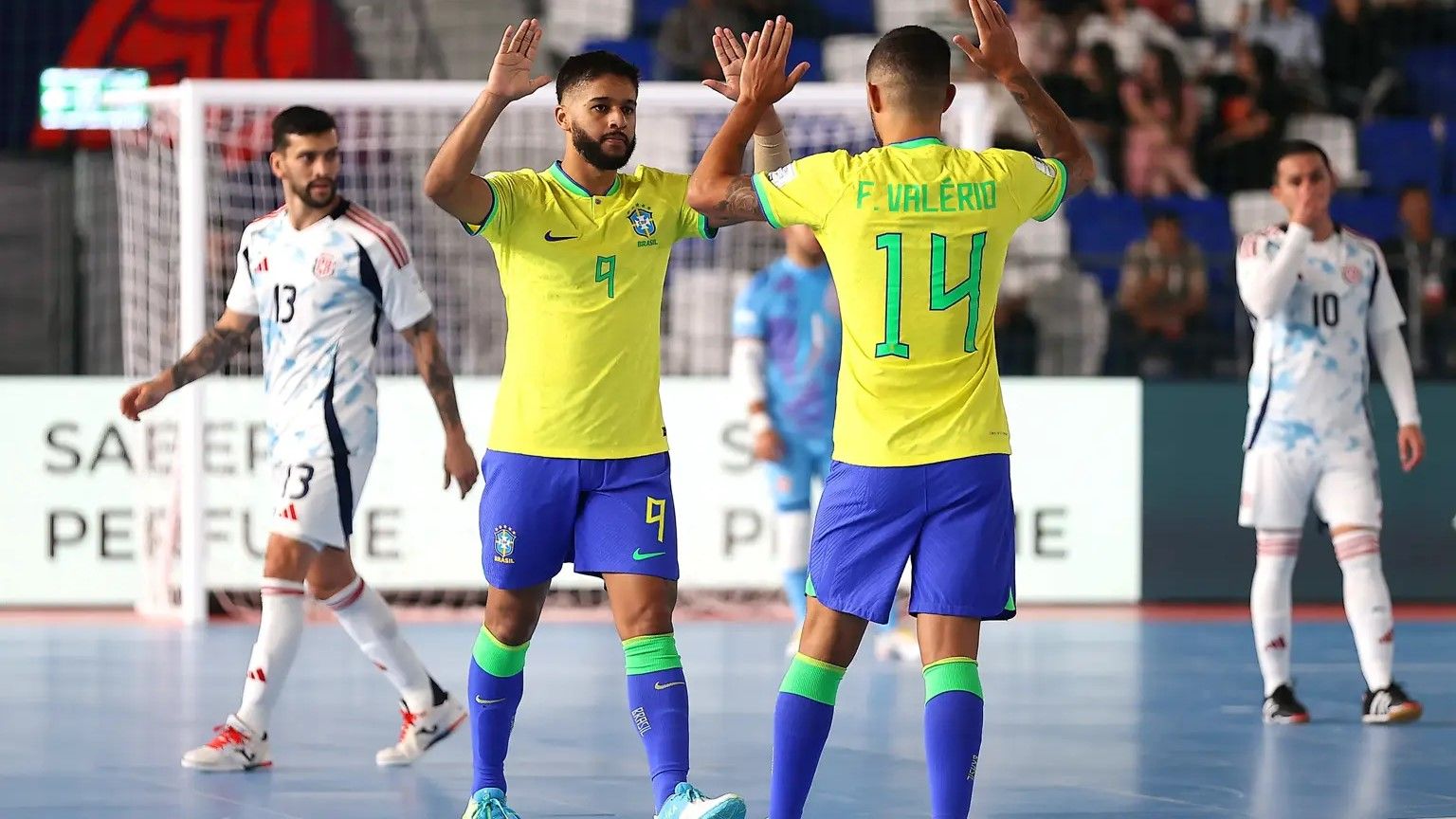 Leandro Lino e Felipe Valério, Brasil, Copa do Mundo de Futsal 2024