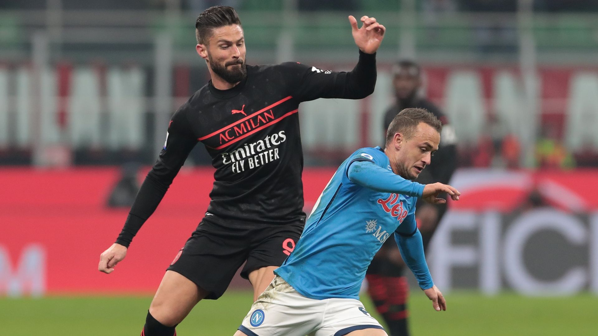 Giroud Zielinski Napoli Milan