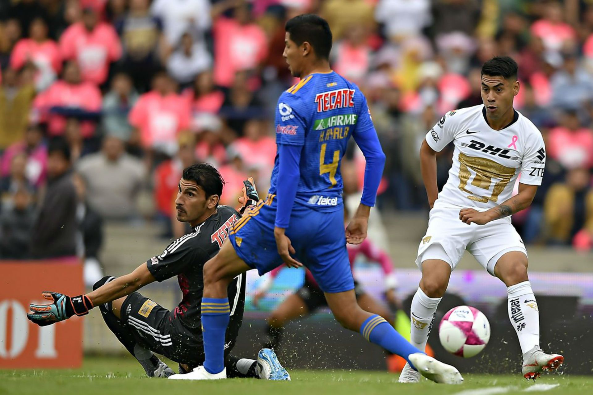 Pumas Tigres Felipe Mora Nahuel Guzmán