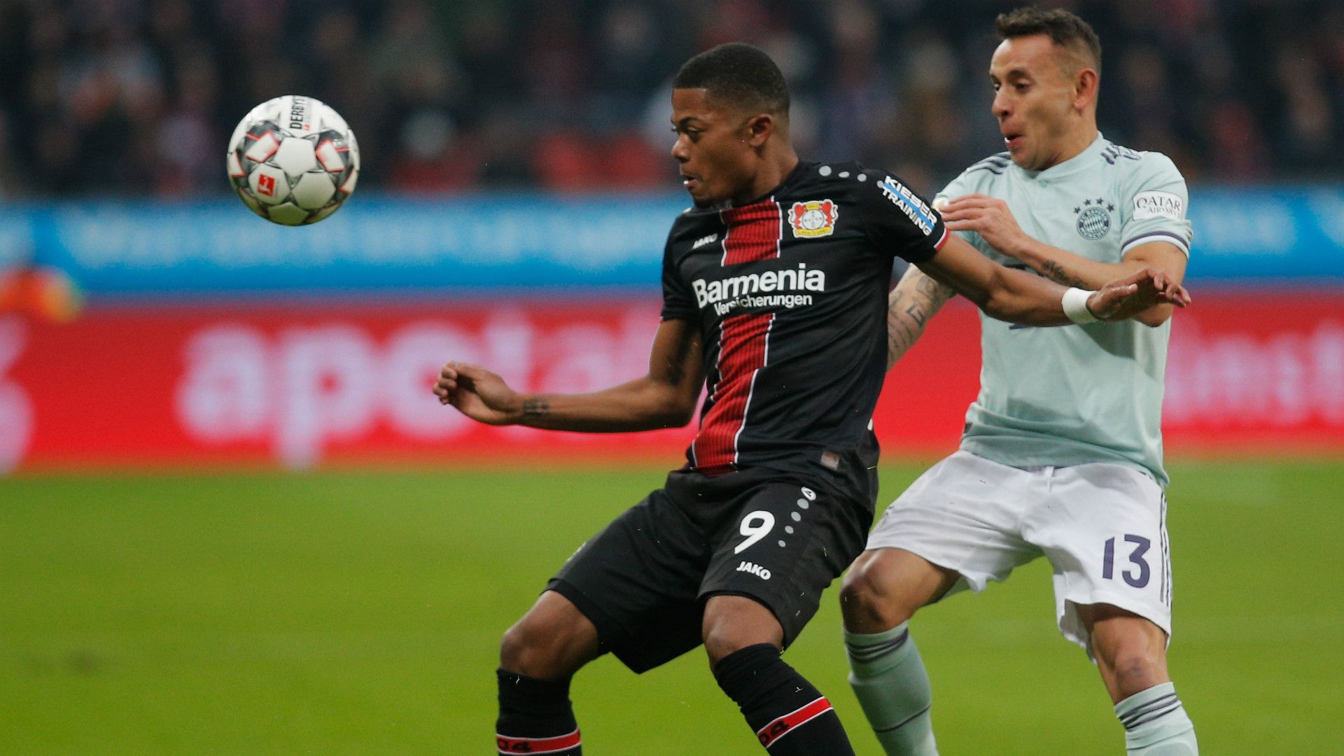 LEON BAILEY BAYER LEVERKUSEN RAFINHA BAYERN MÜNCHEN