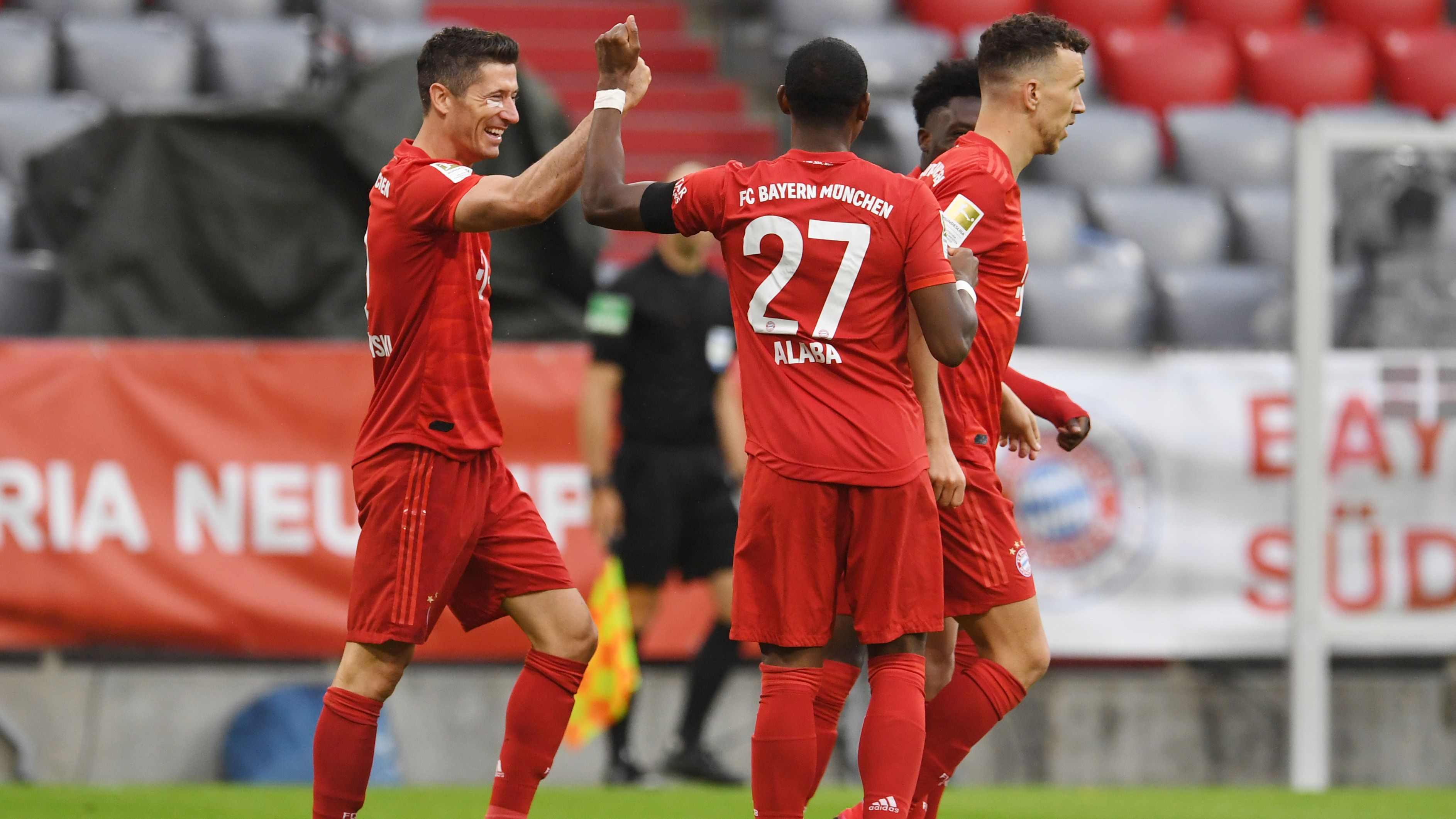 Lewandowski Alaba Bayern Munich