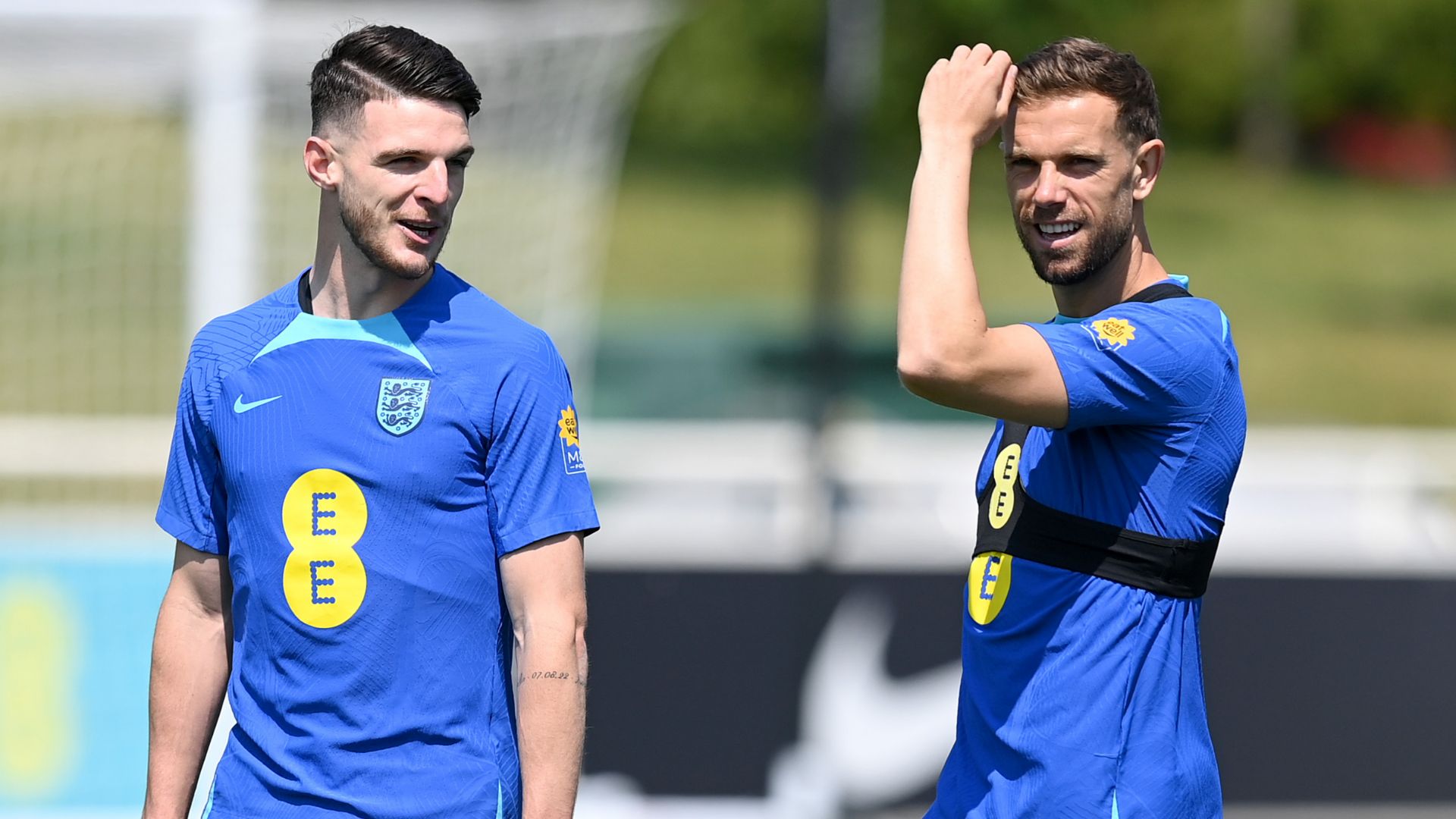 Declan Rice Jordan Henderson England