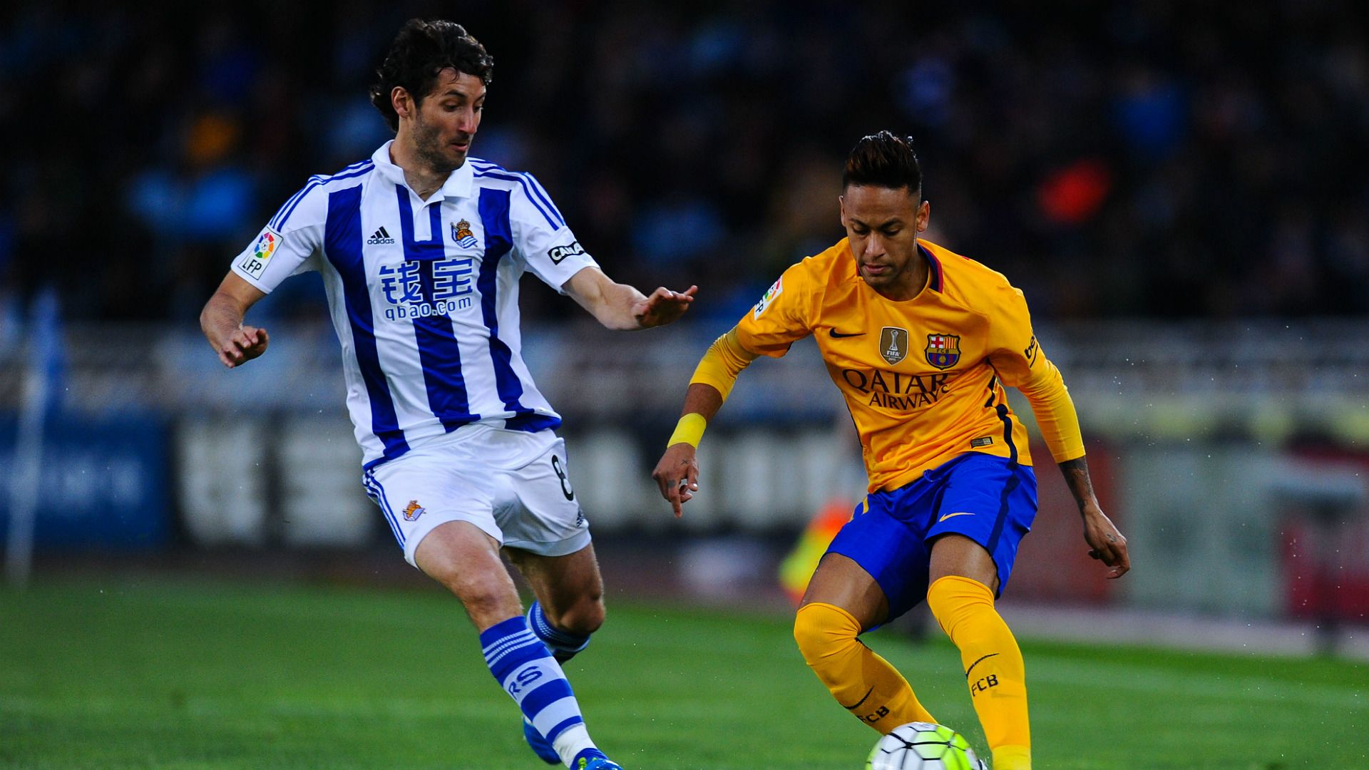 Esteban Granero Neymar Real Sociedad Barcelona La Liga 09042016