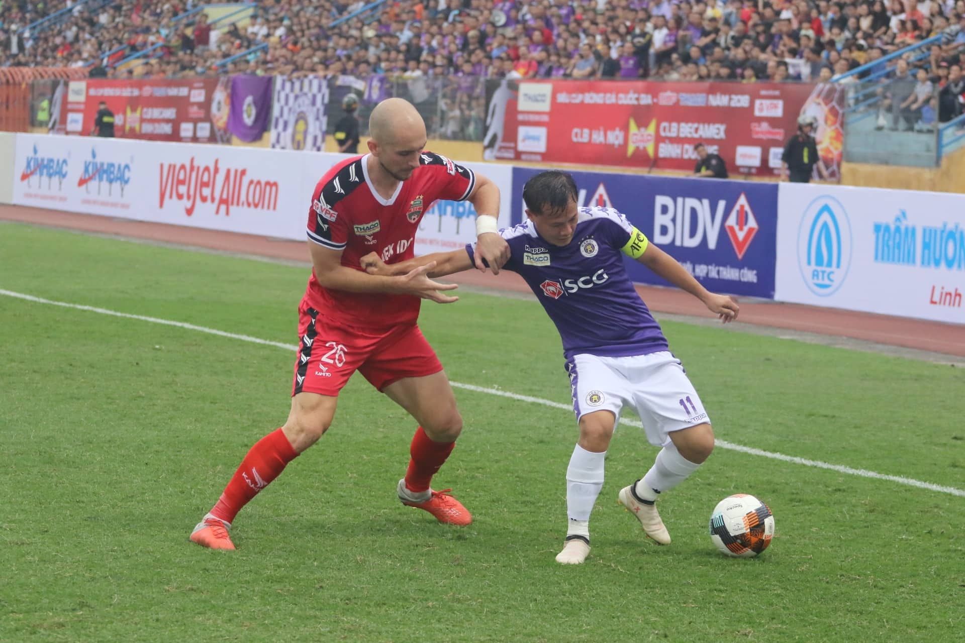 Shumeiko Veniamin Pham Thanh Luong Hanoi Binh Duong Vietnamese Super Cup 2019