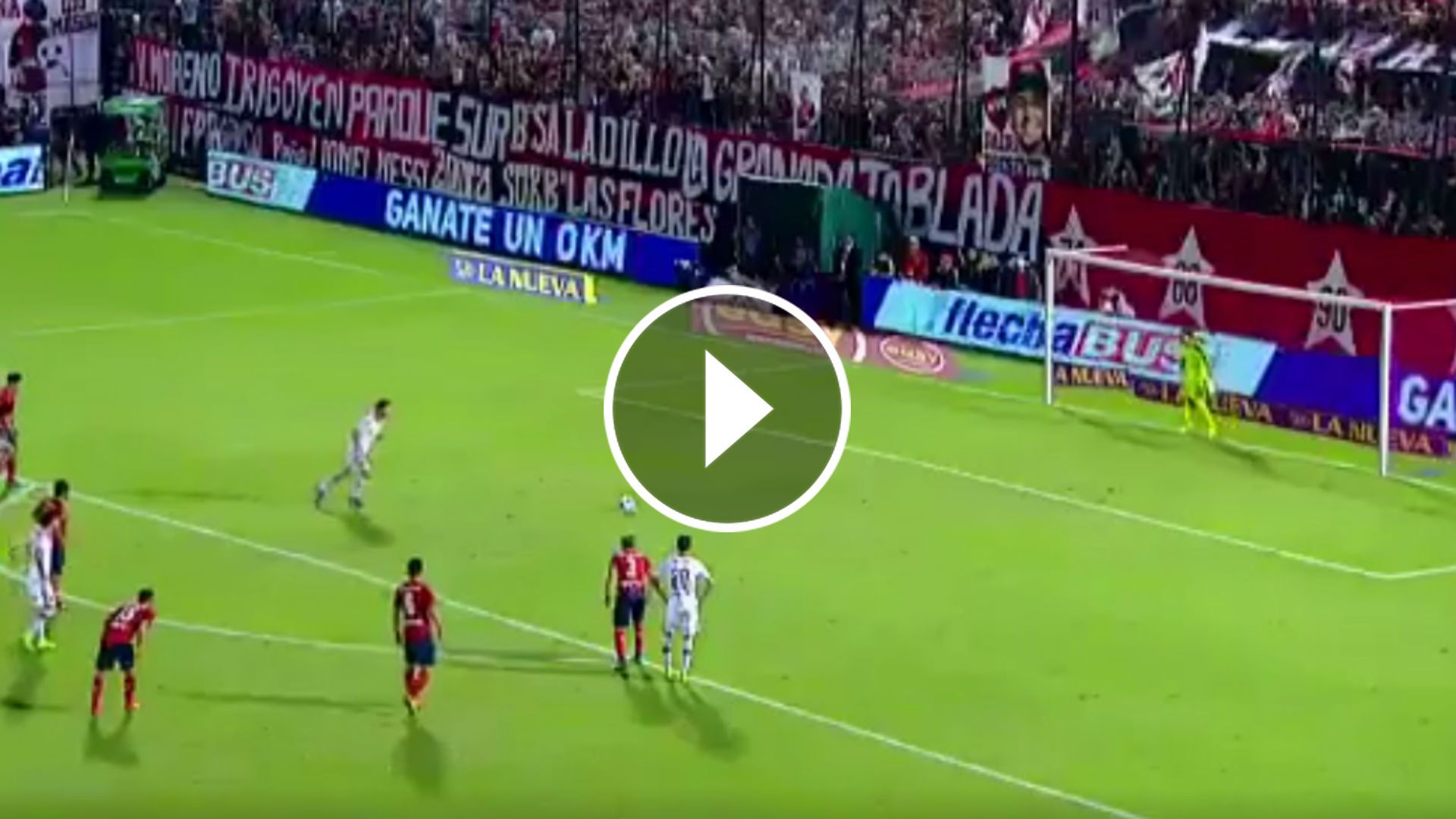 VIDEO PLAY Penal Nacho Scocco Martin Campana Newells Independiente 07052017