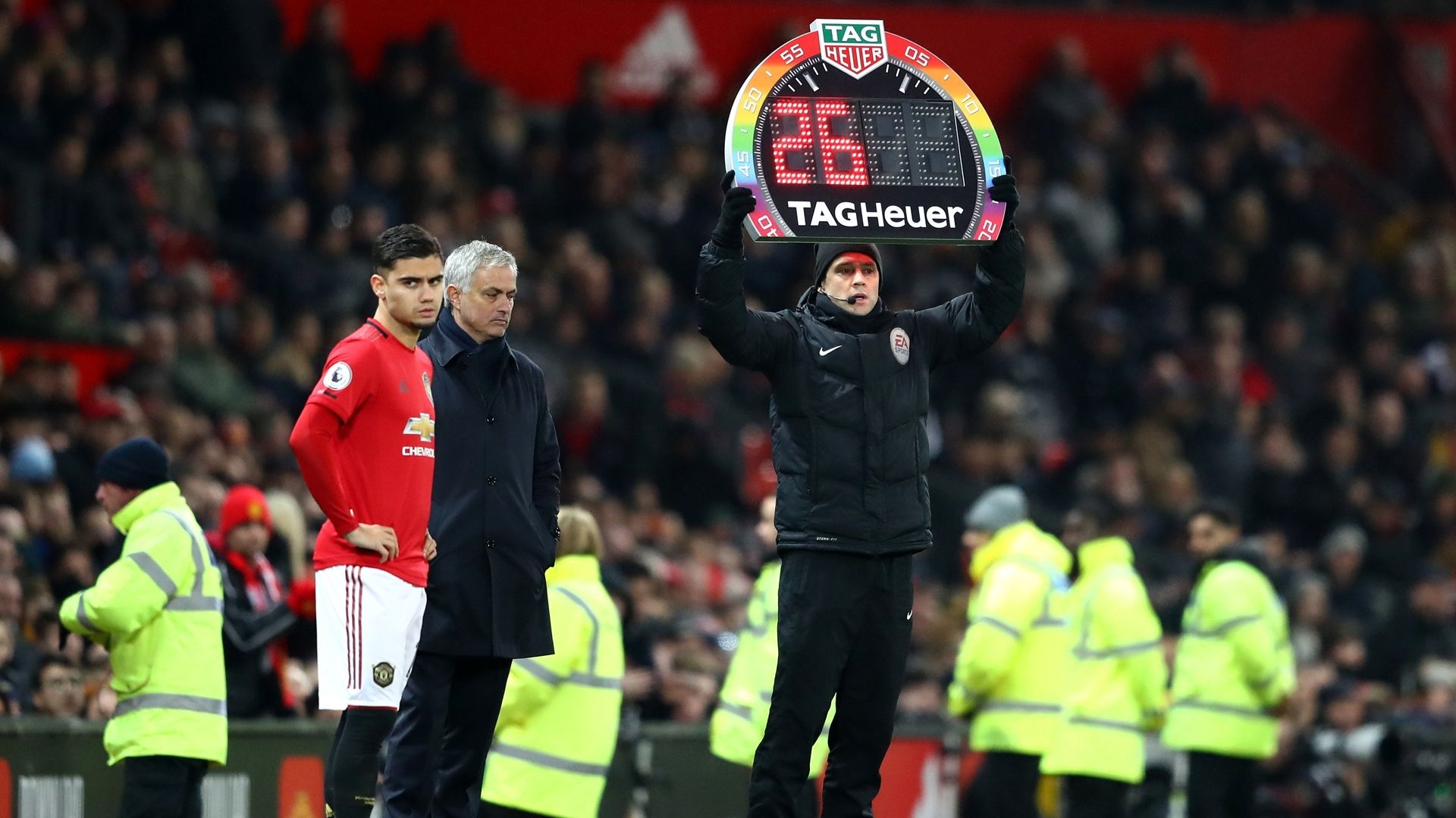 Andreas Pereira & José Mourinho - Manchester United v Tottenham Hotspur - Premier League 2019