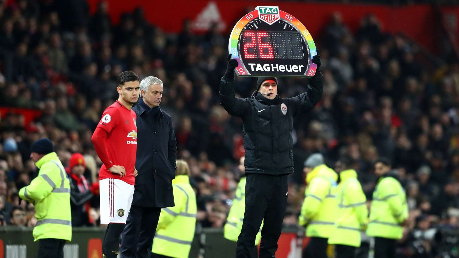 Andreas Pereira & José Mourinho - Manchester United v Tottenham Hotspur - Premier League 2019