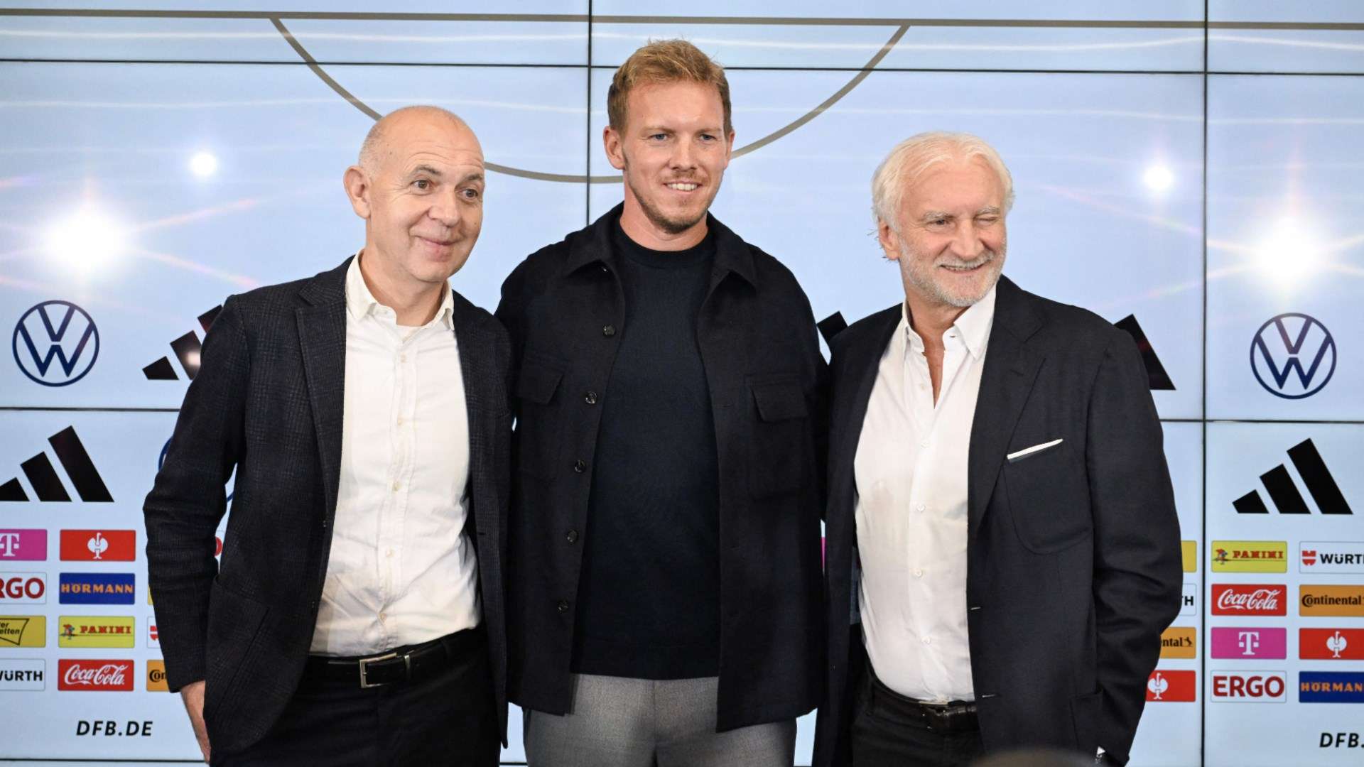 Julian Nagelsmann Rudi Voller Bernd Neuendorf 2023