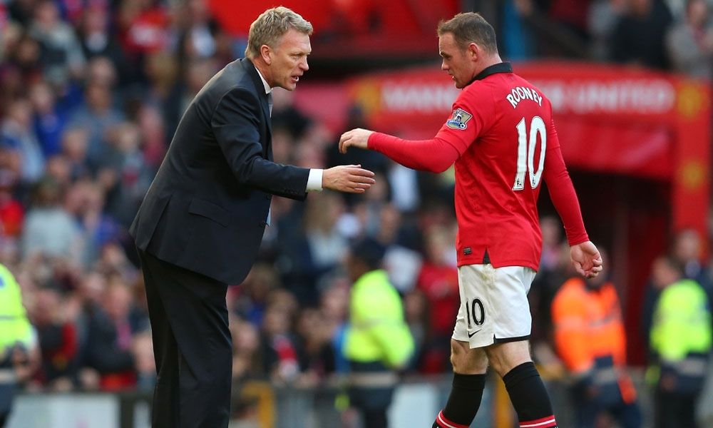 David Moyes Wayne Rooney Manchester United English Premier League