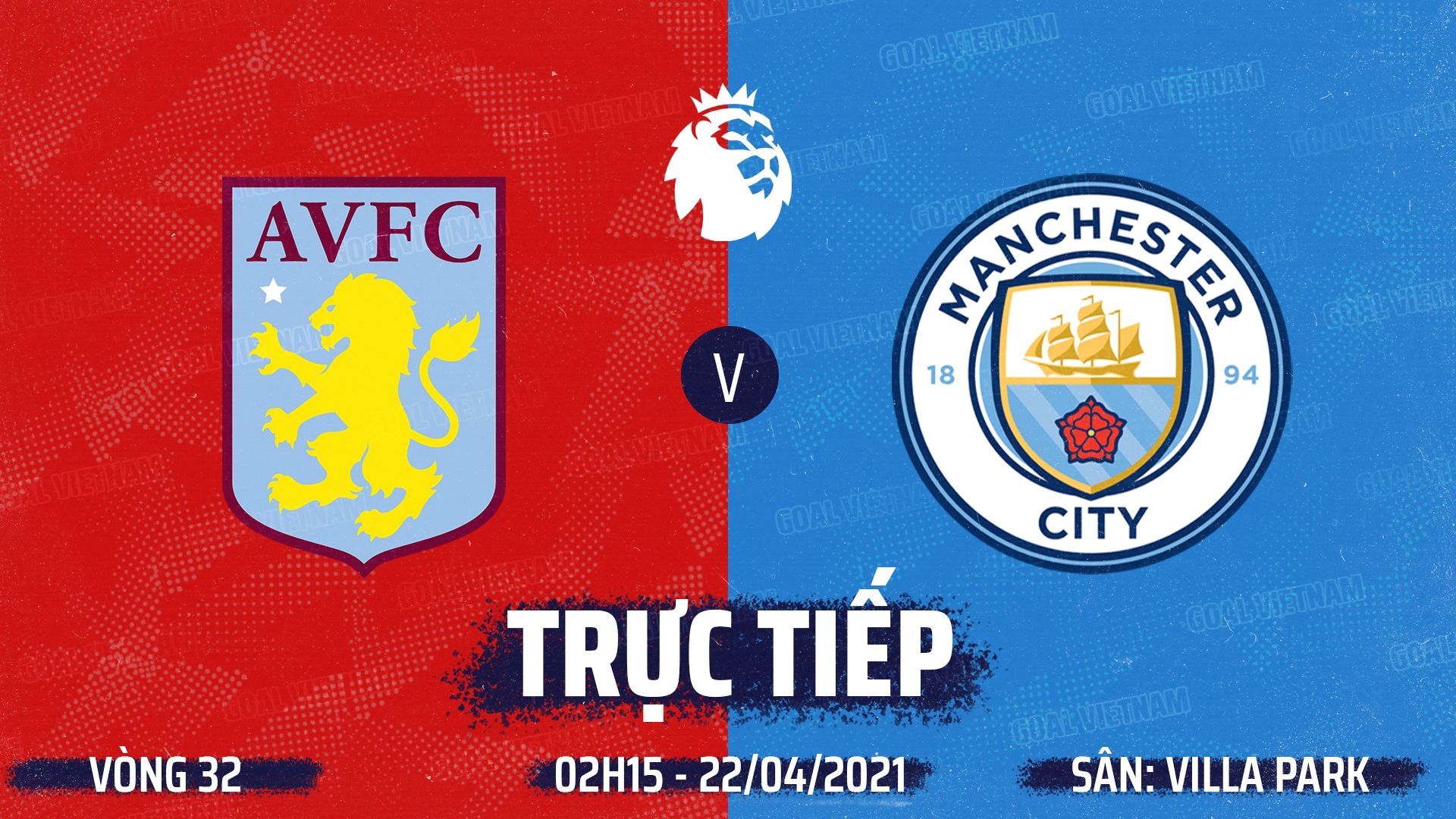 Live: Aston Villa vs Man City