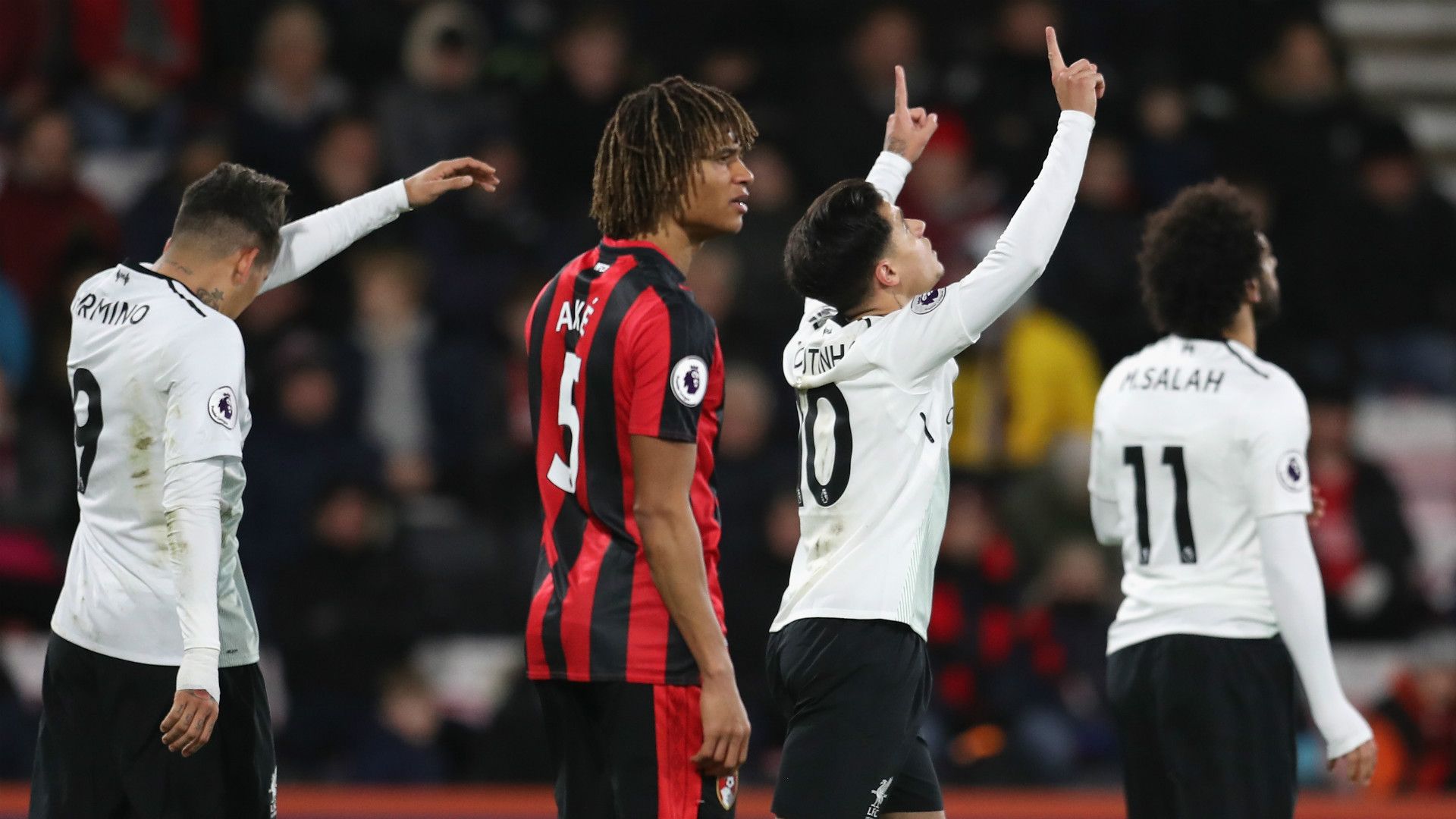 Coutinho Firmino Salah Liverpool