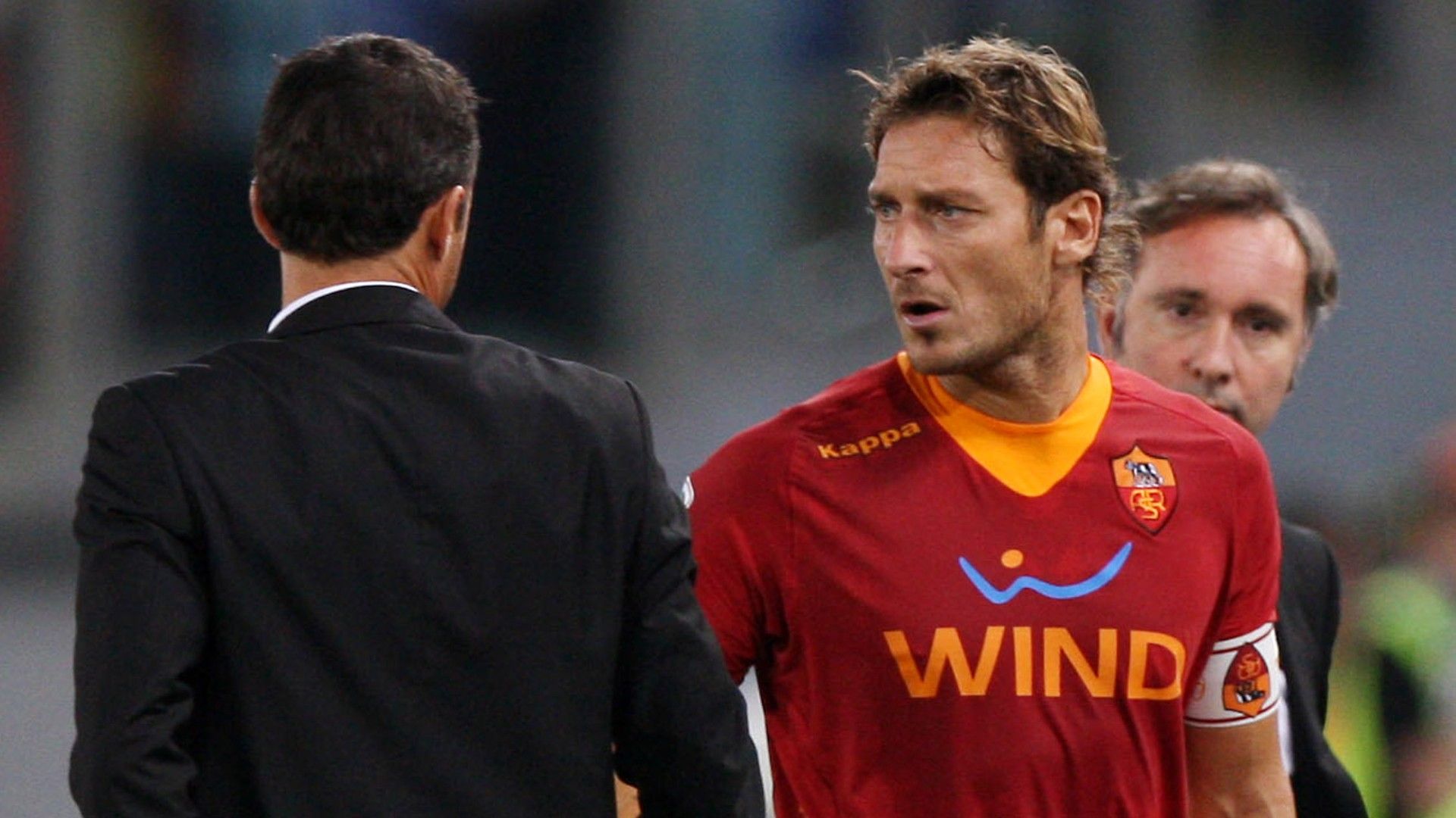 LUIS ENRIQUE FRANCESCO TOTTI ROMA 
