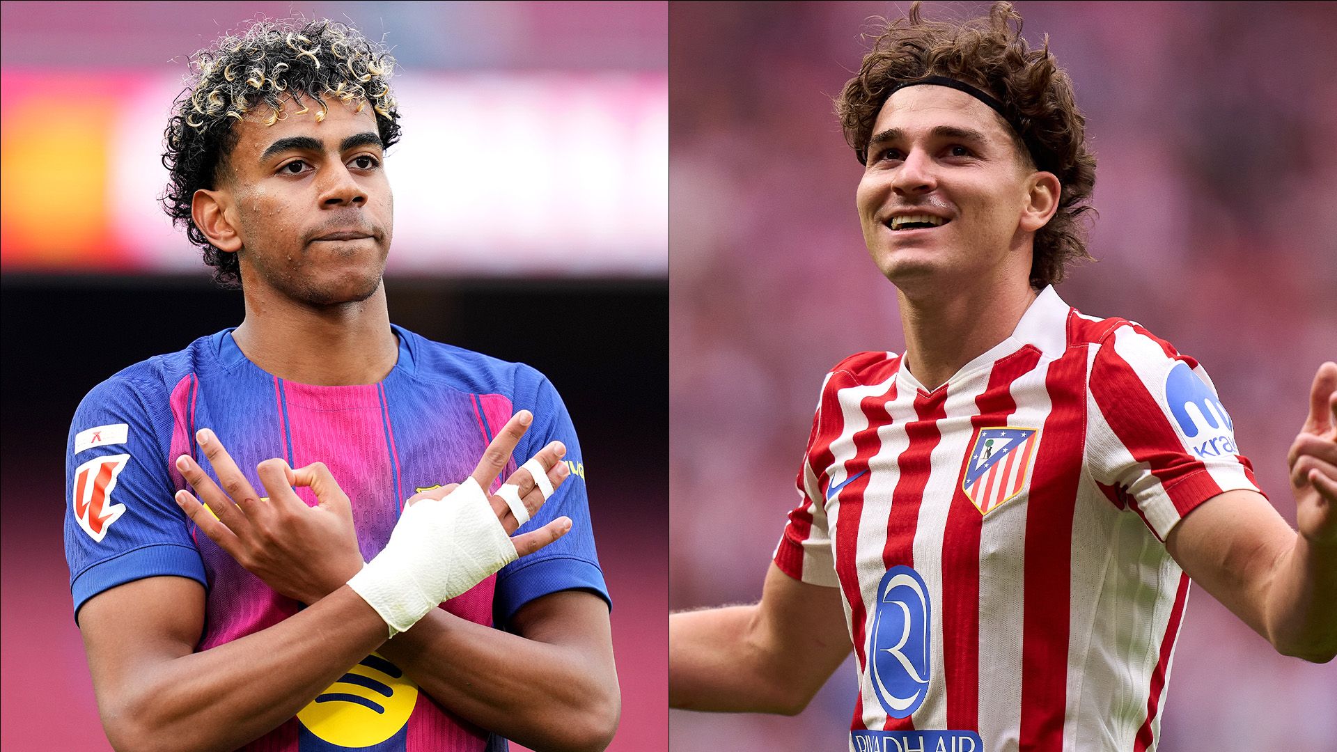 Lamine Yamal Barcelona Julian Alvarez Atletico de Madrid