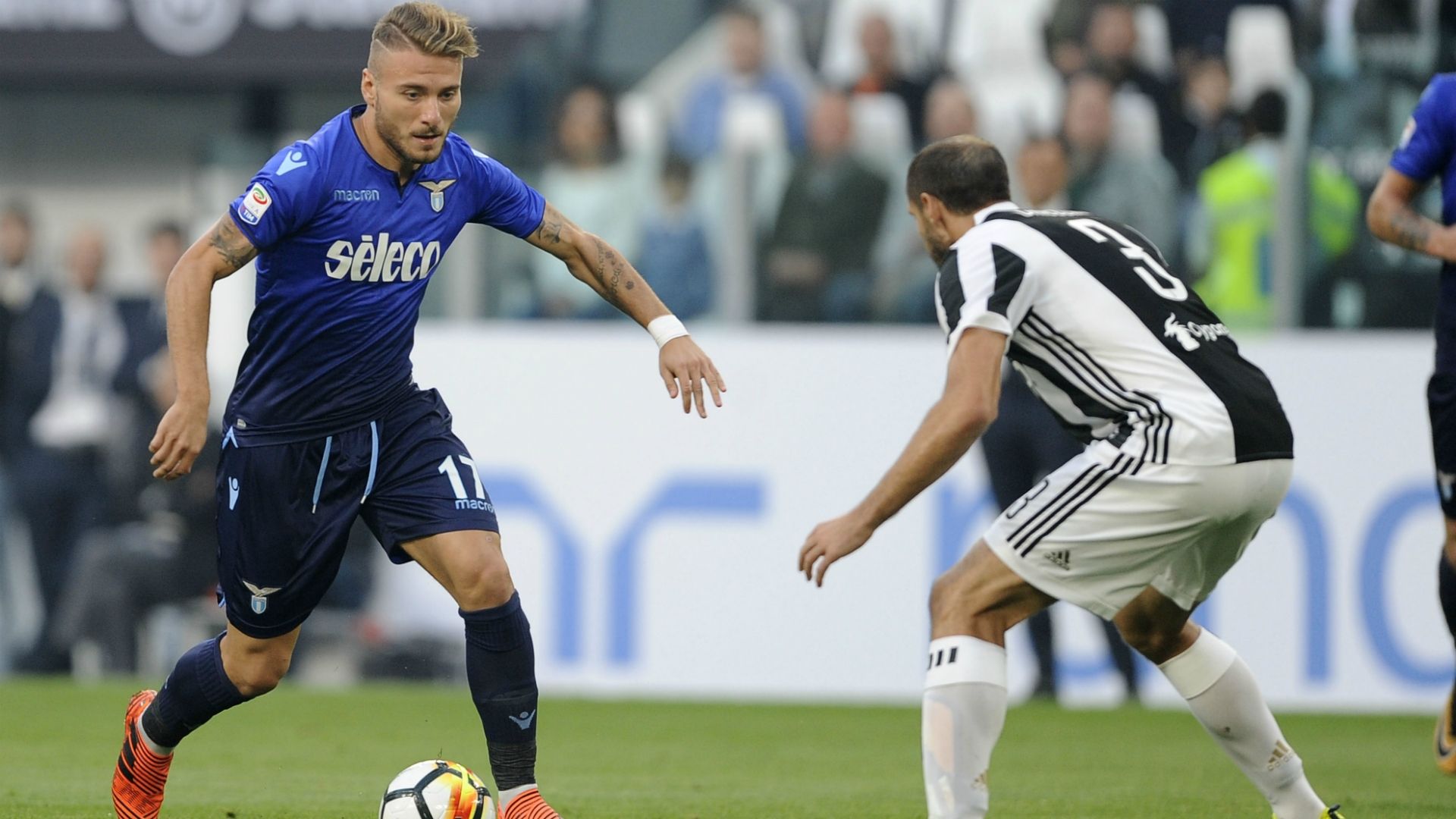Ciro Immobile Giorgio Chiellini Juventus Lazio Serie A
