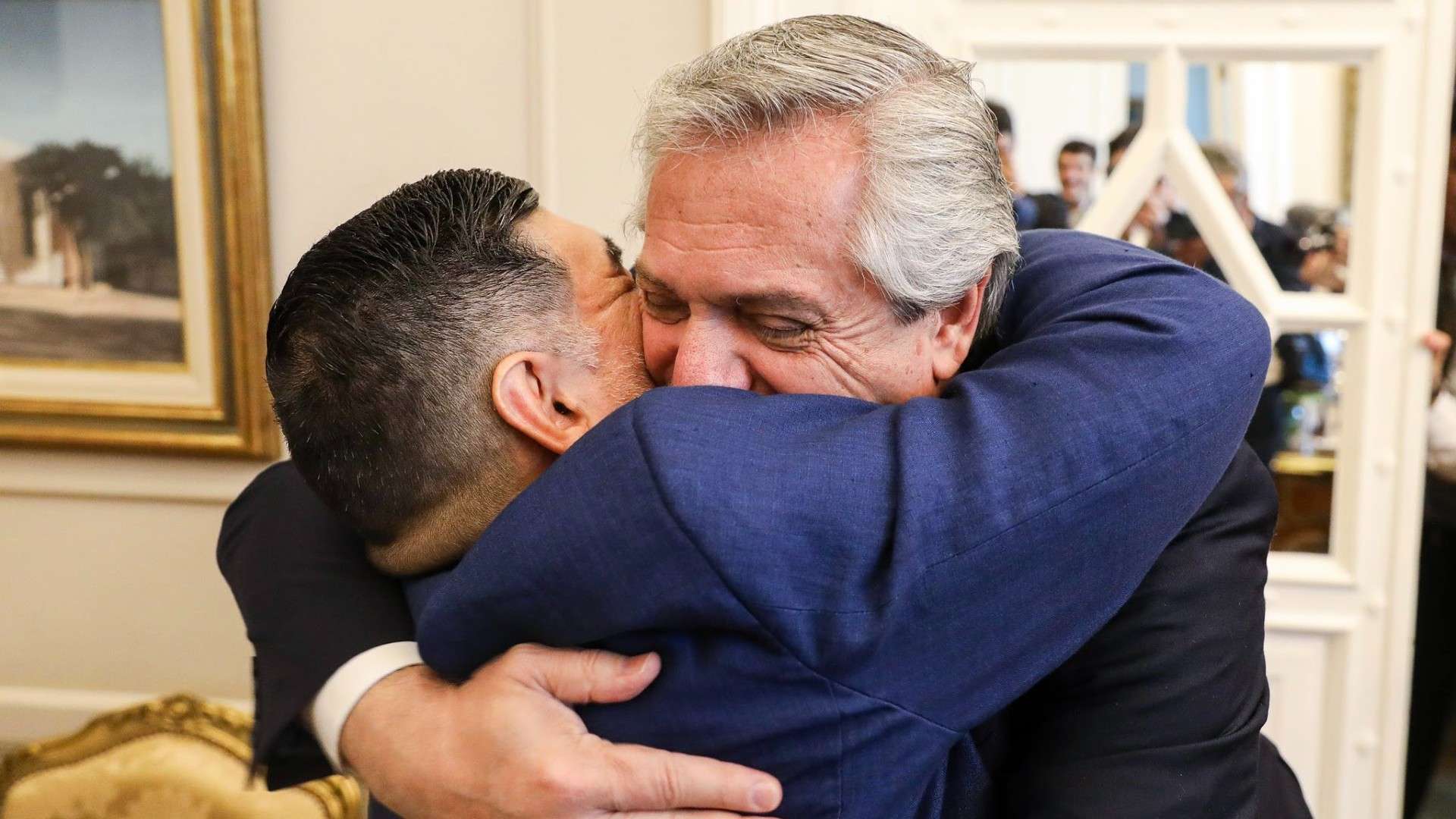 Diego Maradona Alberto Fernandez