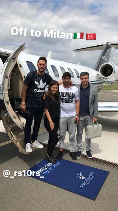 Calhanoglu Instagram Stories