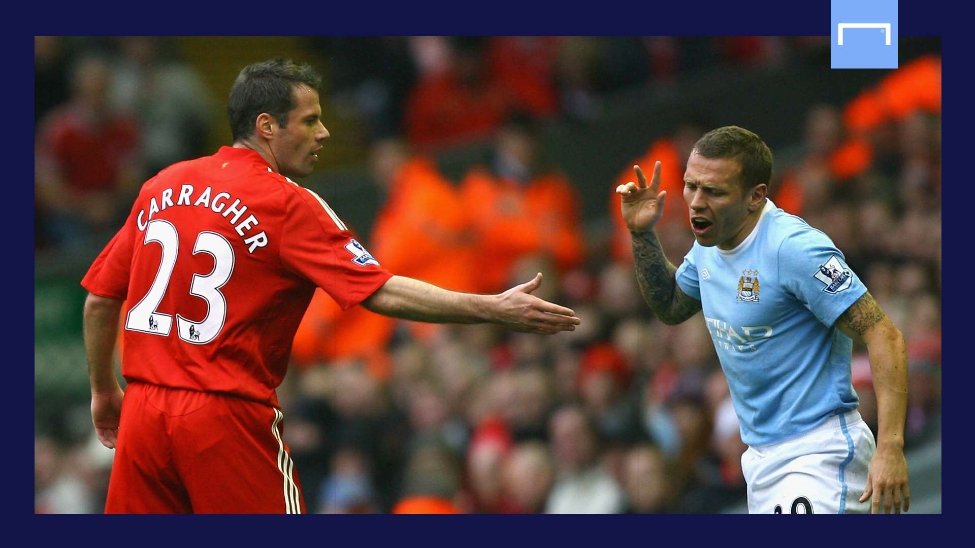 Jamie Carragher Craig Bellamy Liverpool Manchester City GFX