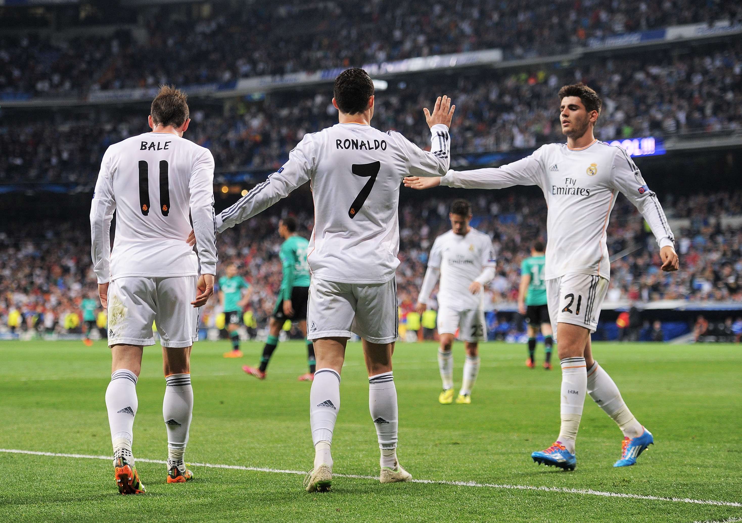 Gareth Bale Cristiano Ronaldo Álvaro Morata