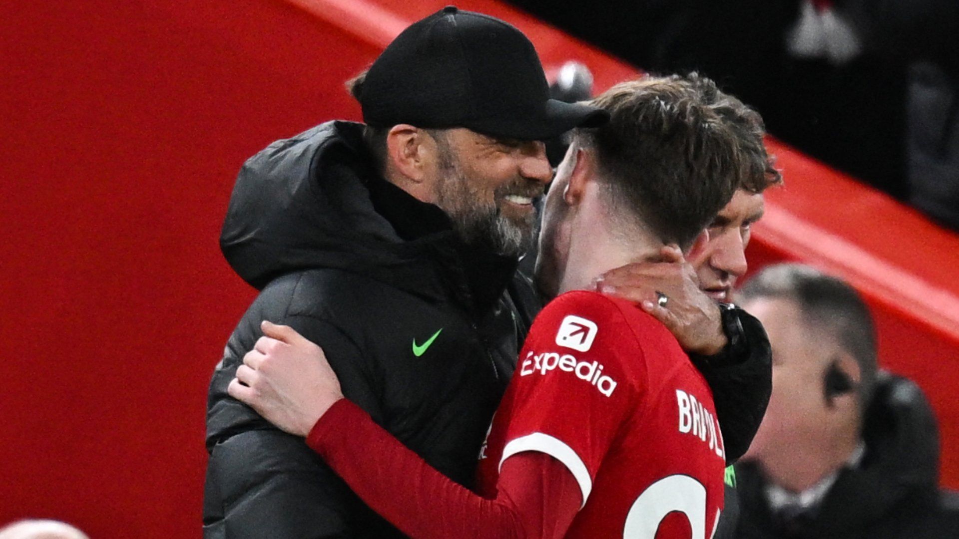 Jurgen Klopp Conor Bradley Liverpool 2023-24