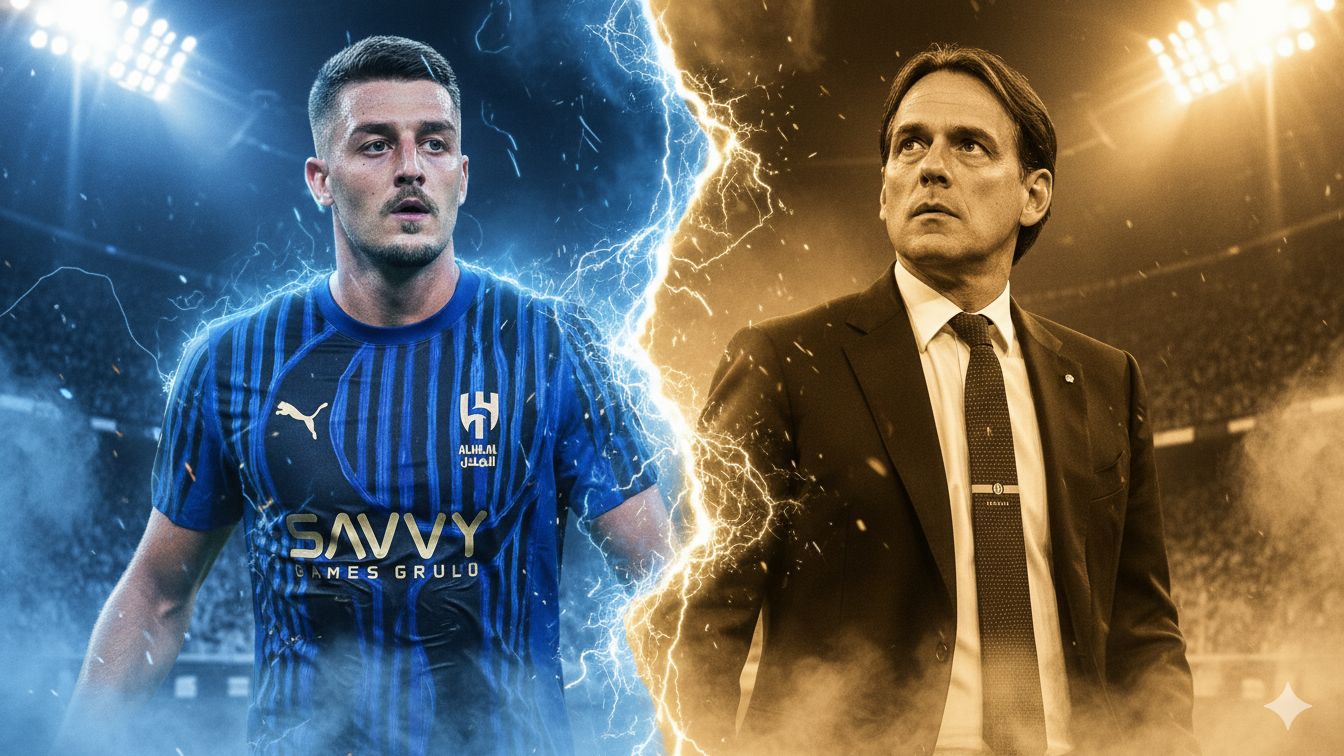 Sergej Milinkovic Savic Simone Inzaghi GOAL ONLY