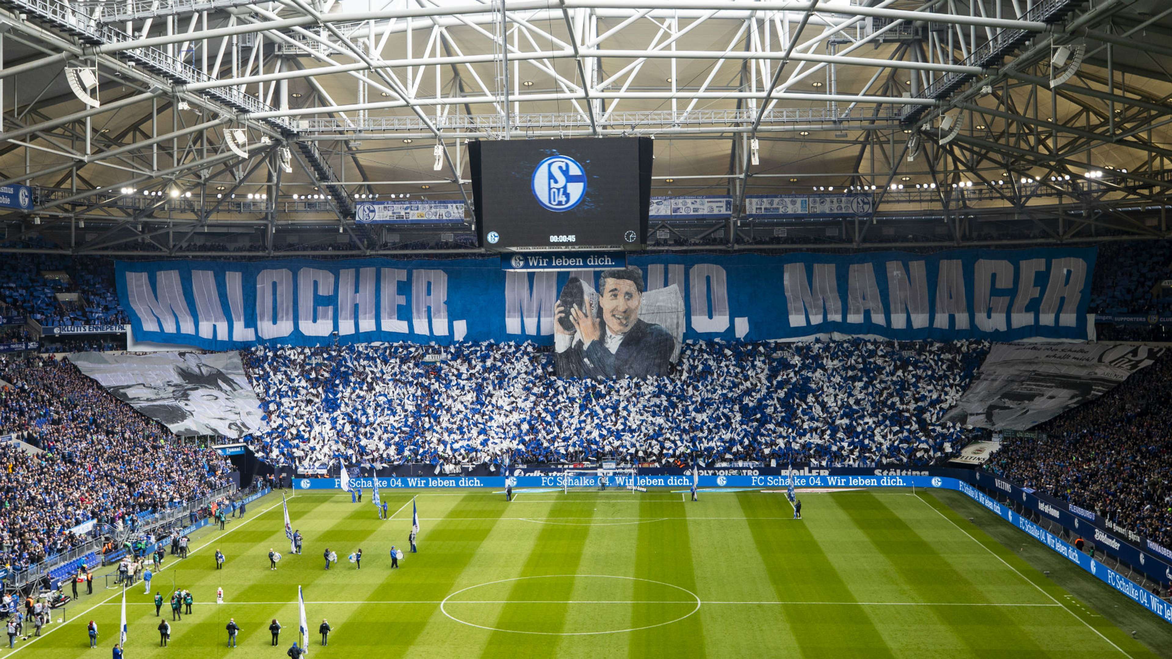 Schalke 04 Fans choreo Rudi Assauer