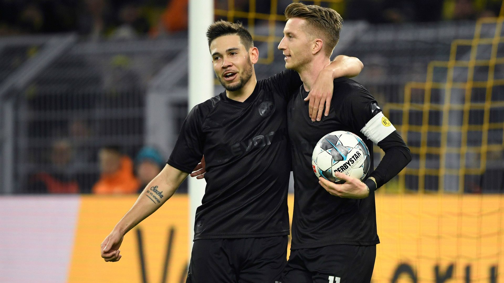 Raphael Guerreiro Marco Reus Borussia Dortmund Fortuna Dusseldorf 07122019 Bundesliga