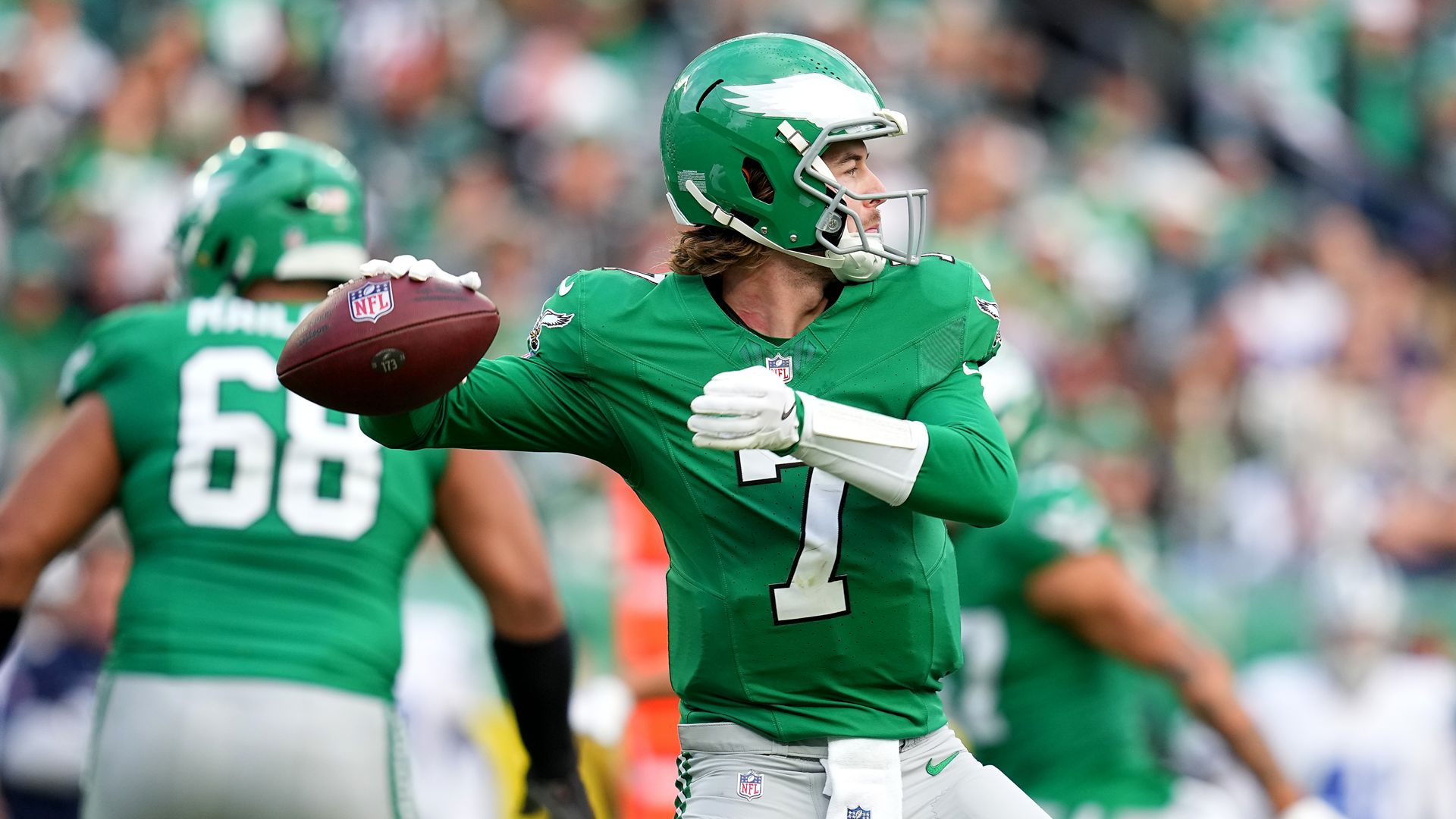 Kenny Pickett QB Philadelphia Eagles vs Dallas Cowboys