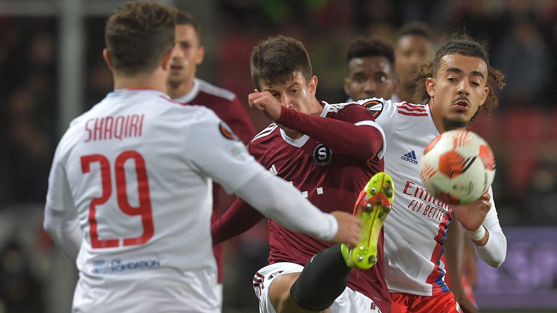 Adam Hlozek Malo Gusto Sparta Lyon UEFA Europa League