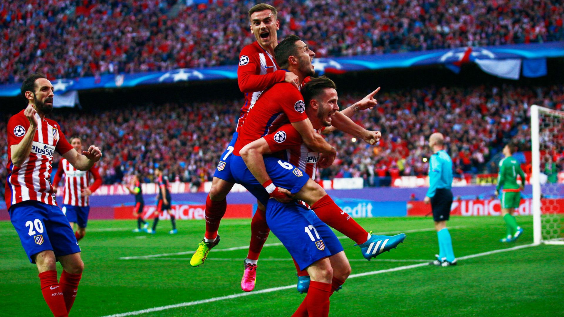 Saul Niguez Atletico Madrid Champions League 27042016