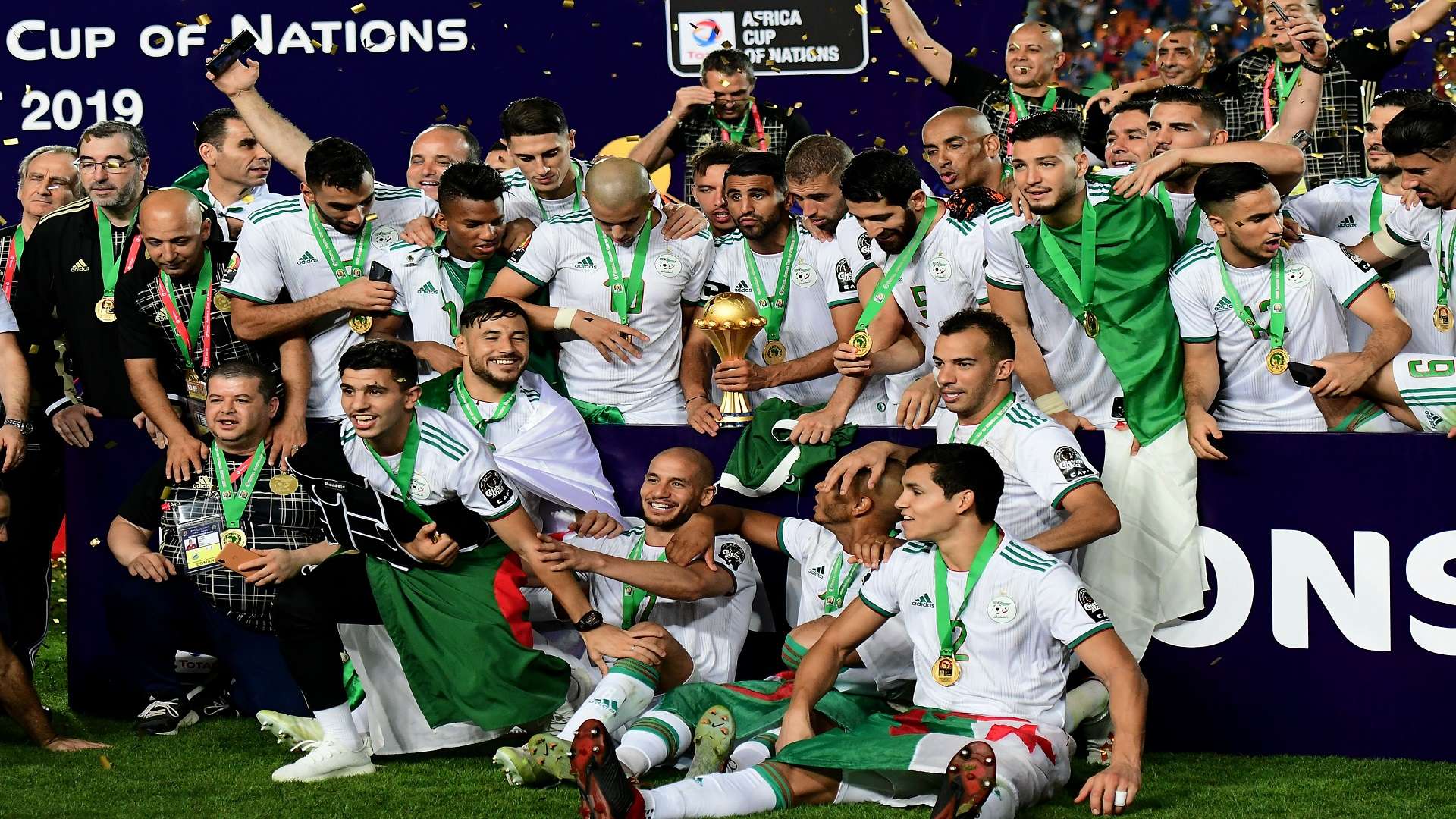 الجزائر بطل أفريقيا 2019