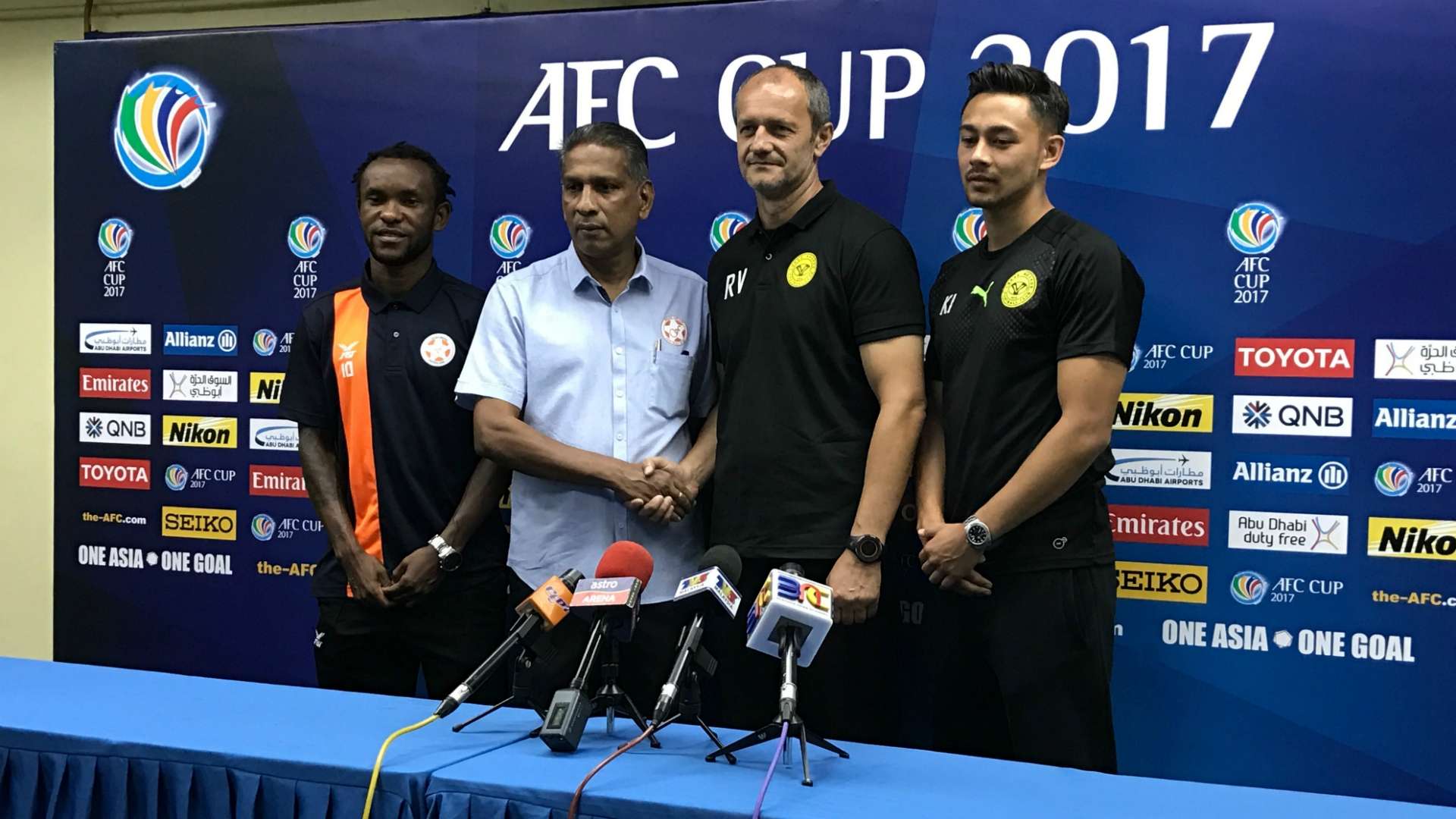 Zah Rahan, B. Sathianathan, Felda United, Risto Vidakovic, Kevin Ingresso, Ceres-Negros, 03/04/2017