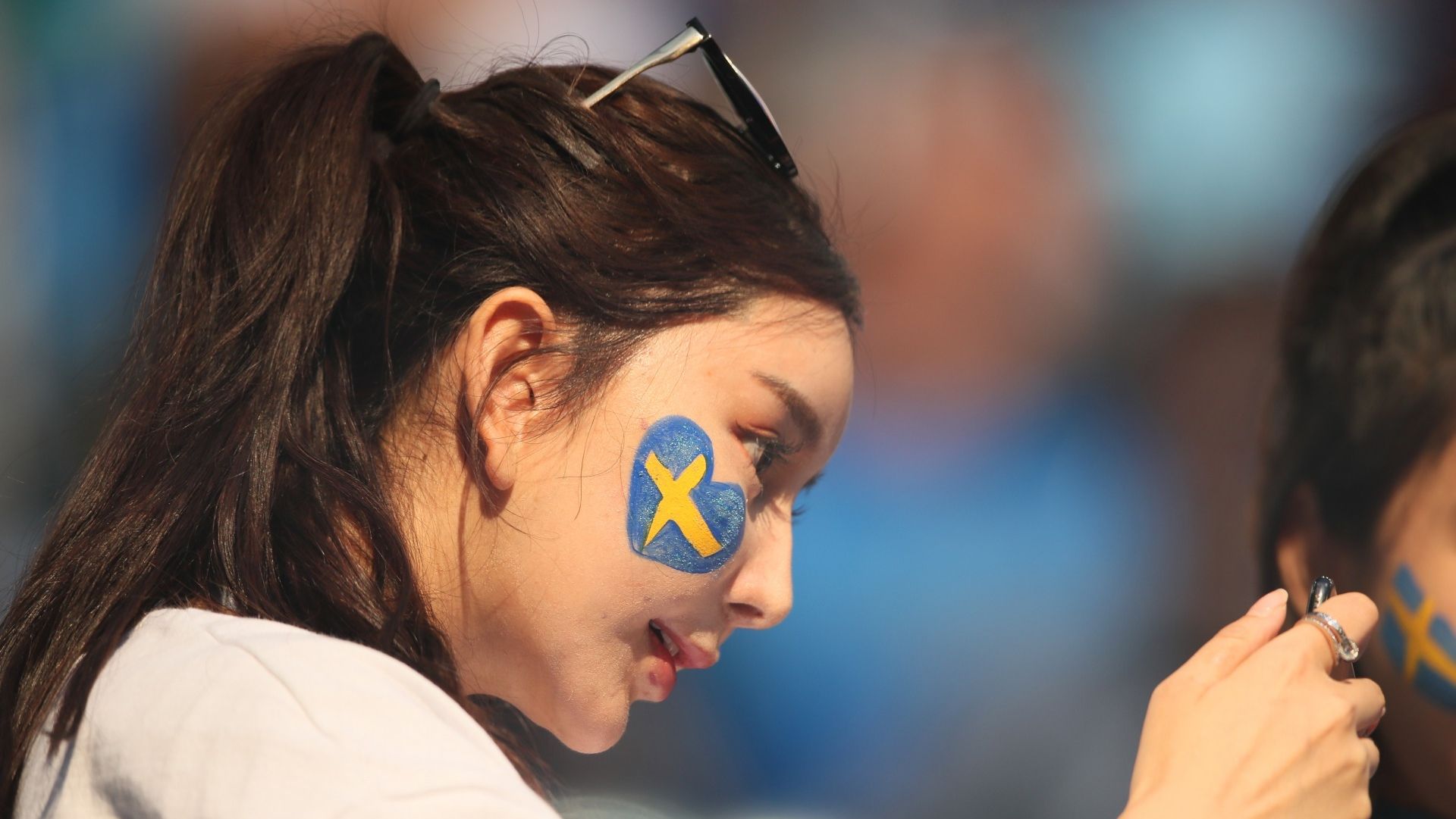 美女サポワールドカップ_スウェーデンvsスイス_スウェーデン2